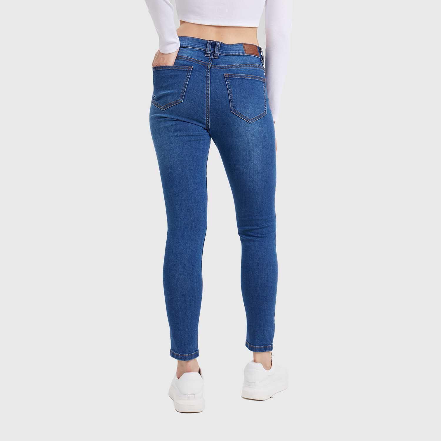 Jeans Mujer Super Skinny Estela Azul-2