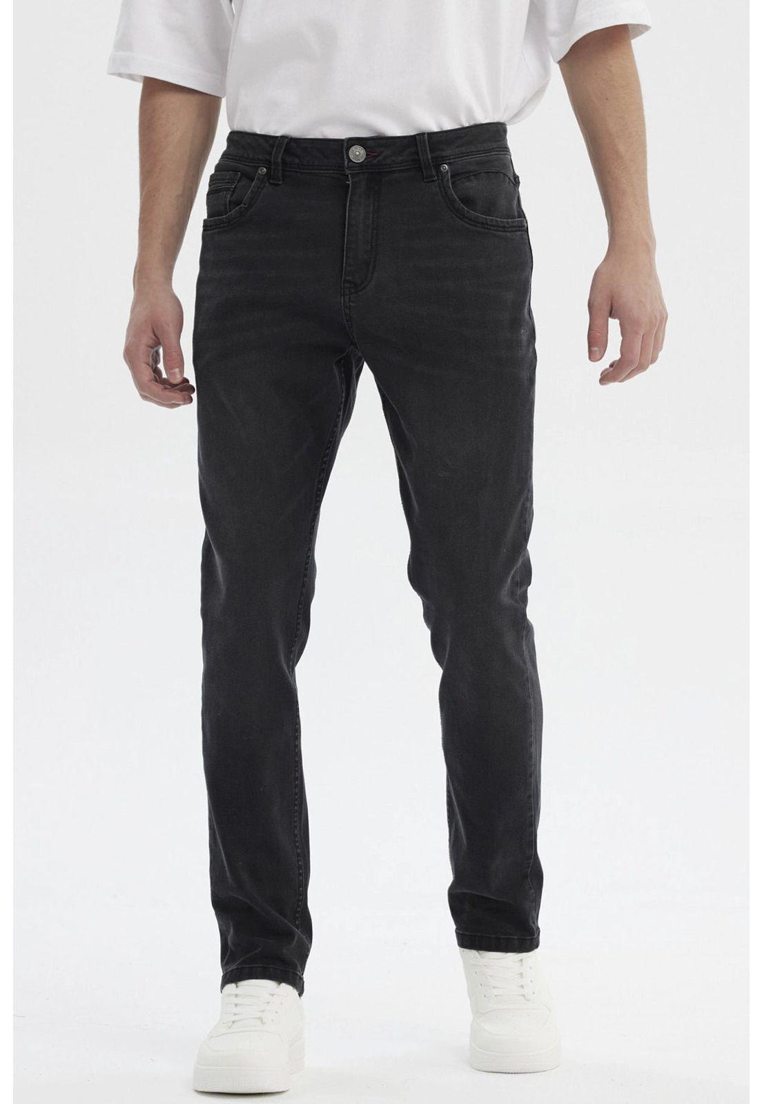 Jeans Hombre Slim 701 Gris Oscuro - ll-0