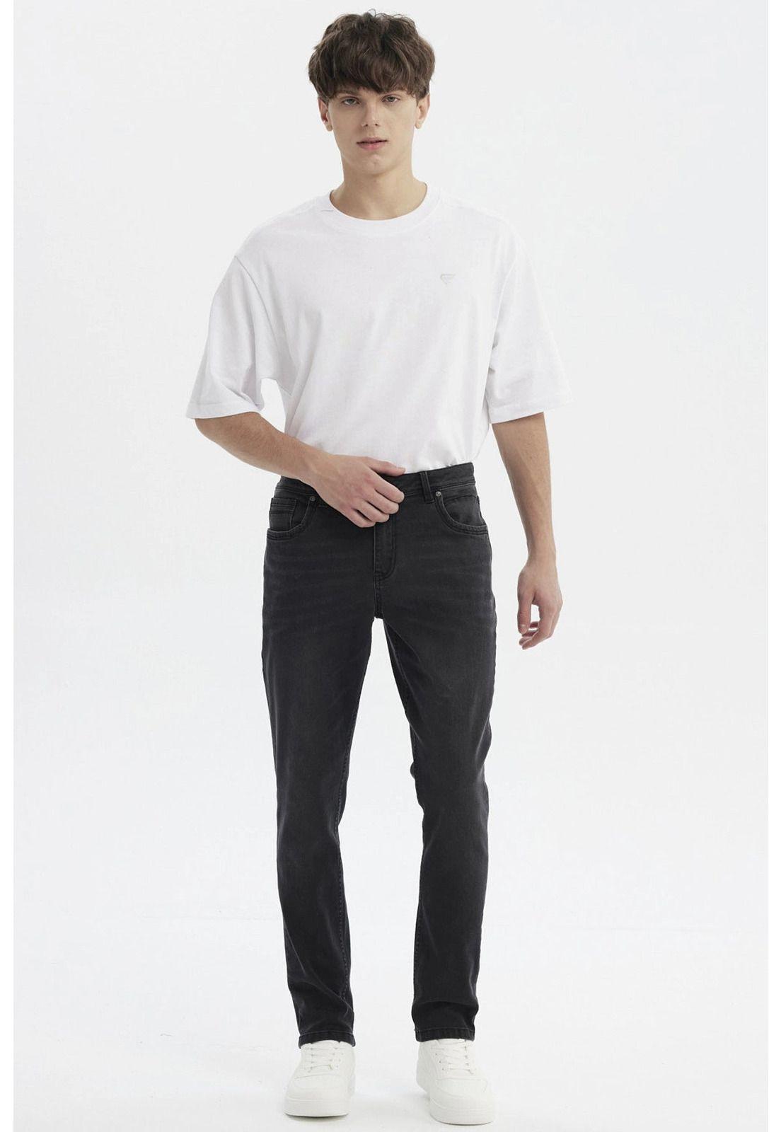 Jeans Hombre Slim 701 Gris Oscuro - ll-3