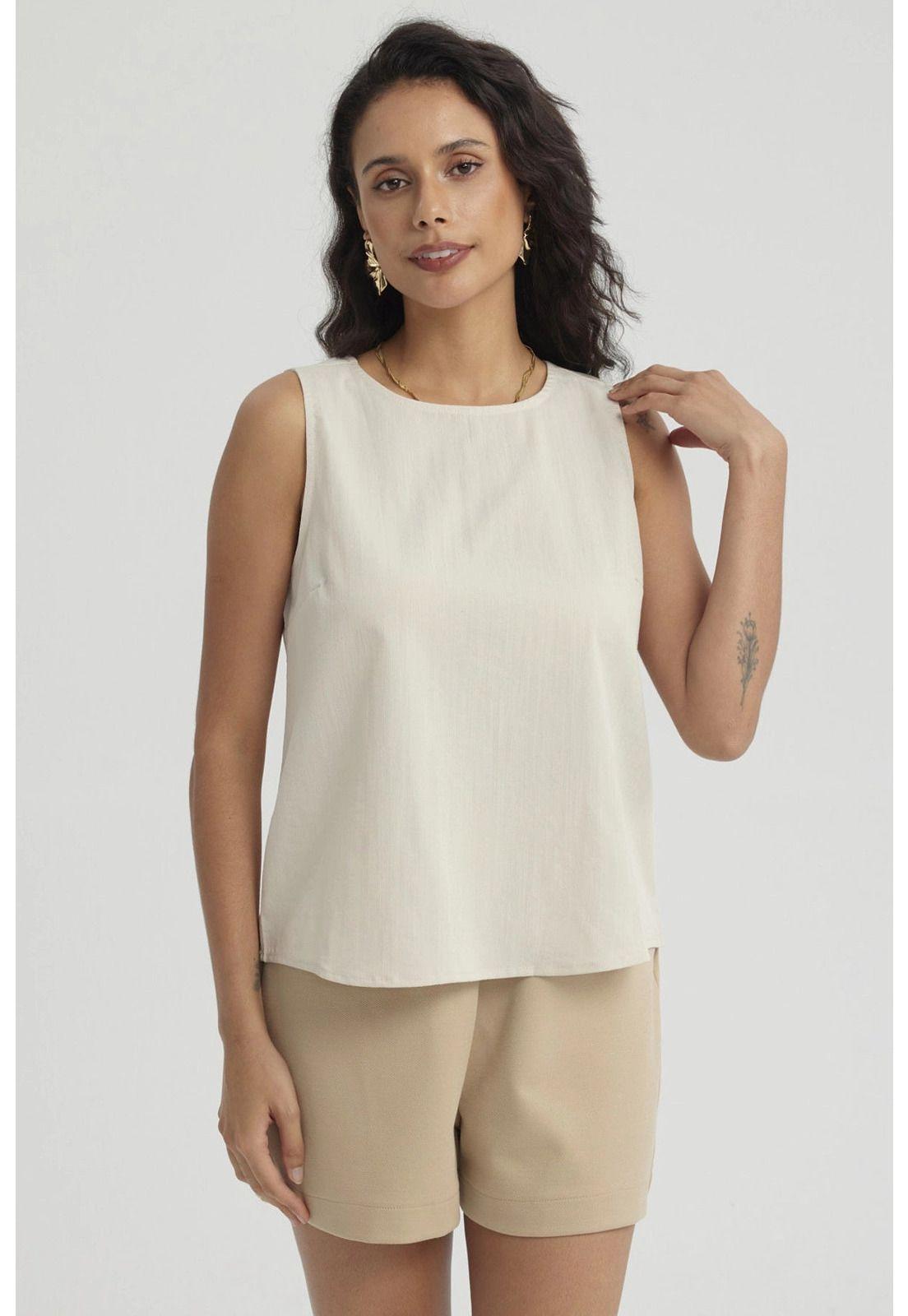 Blusa Mujer Slim Arena-0