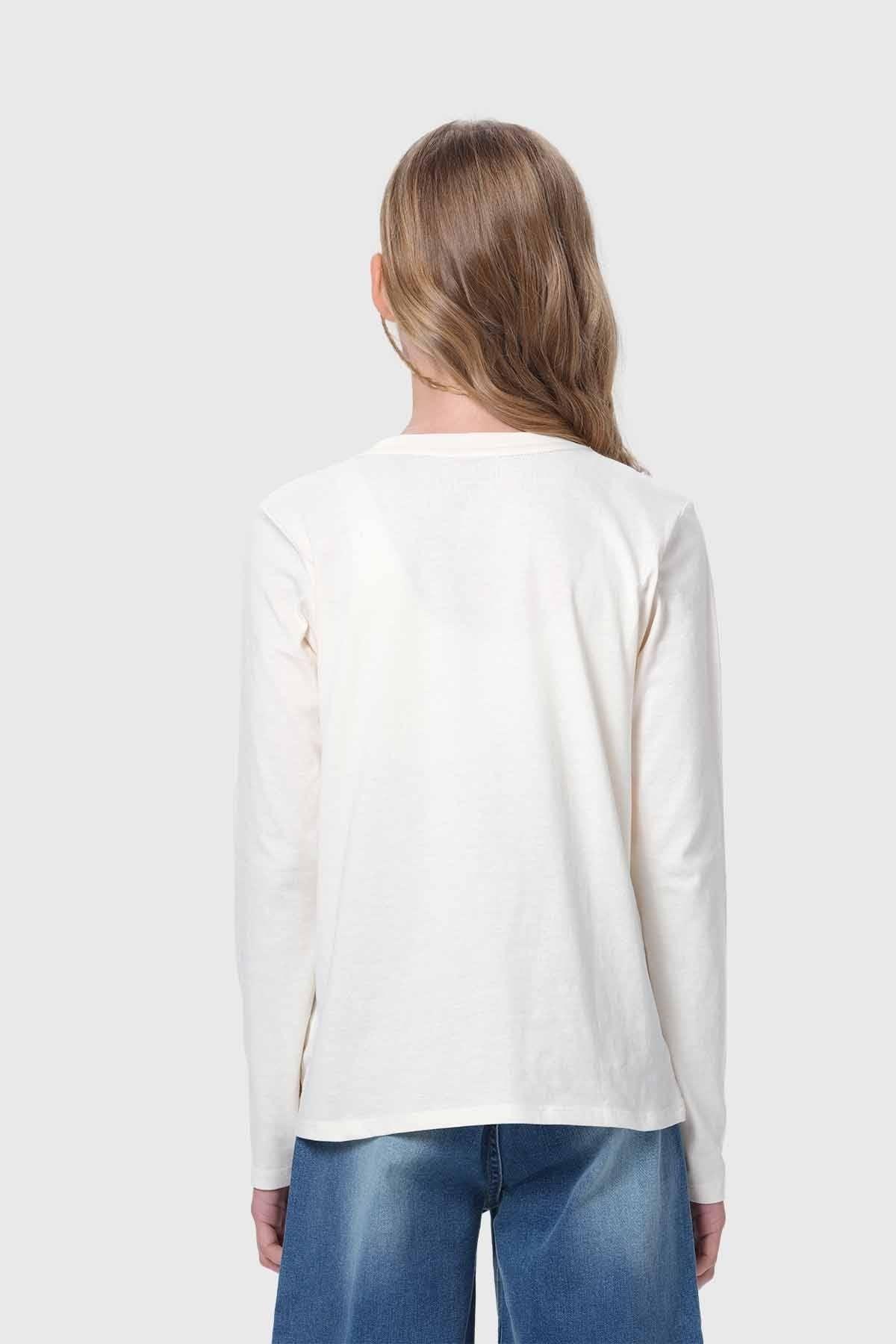 Polera Niña Beige-2