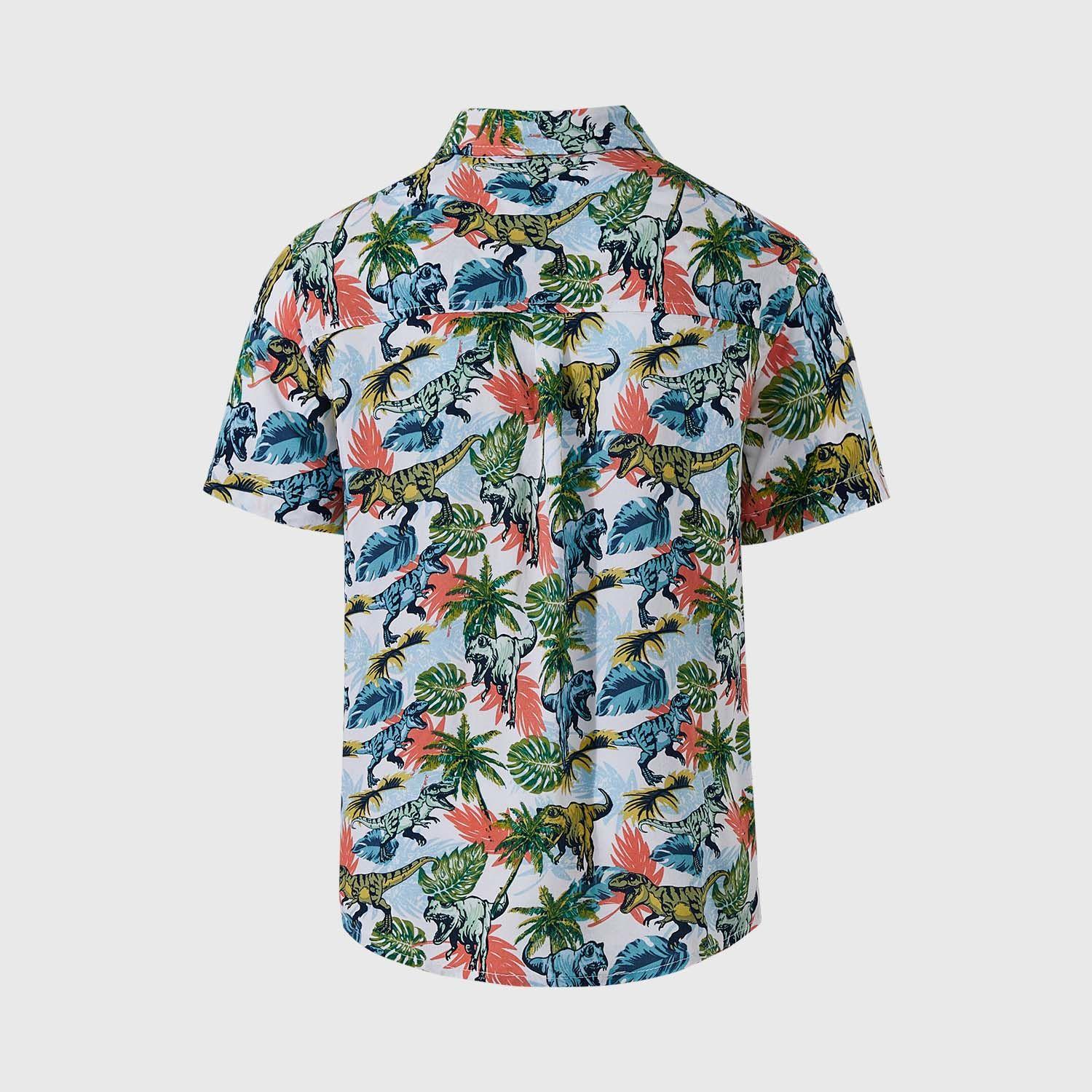 Camisa Niño Guayabera Full Print Blanco Fashion's Park-1