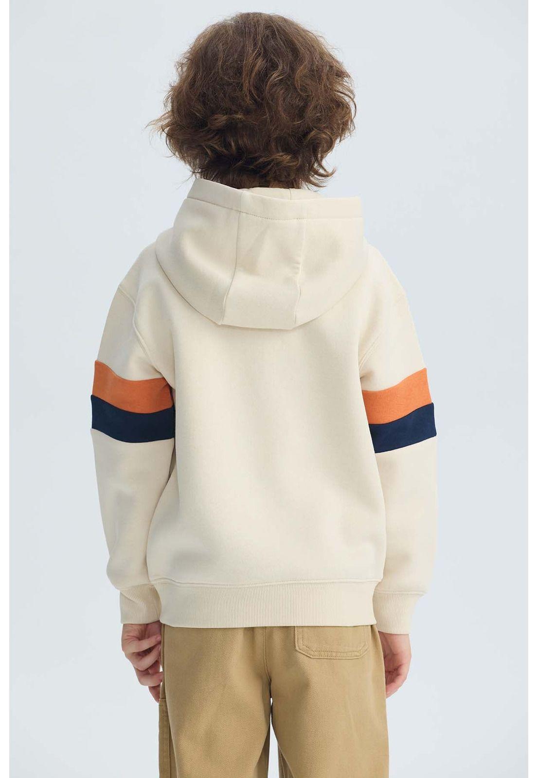 Polerón Niño Print Posicional Crudo-2