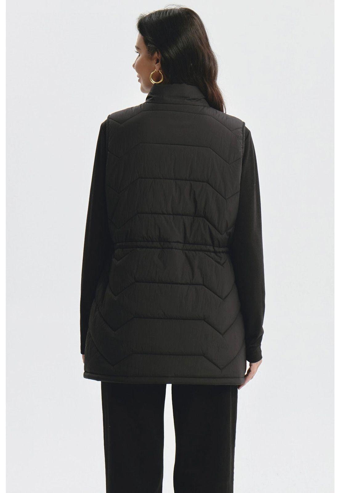 Parka Mujer Lisa Negro-2