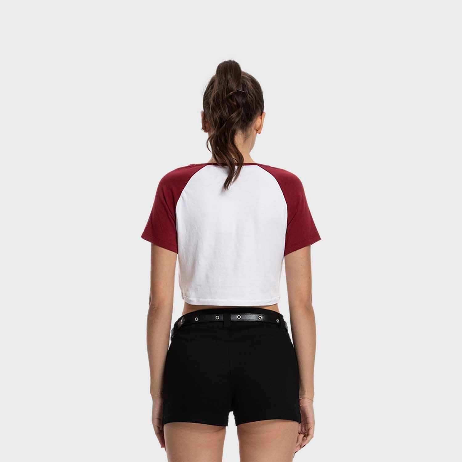 Polera Mujer Bicolor Burdeo Fashion's Park-2