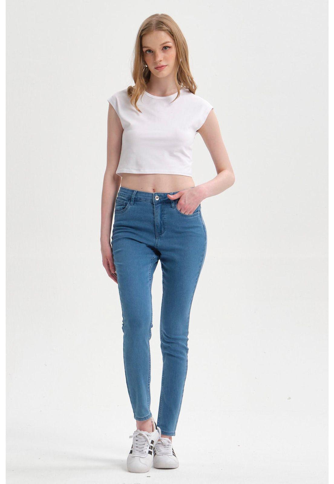 Polera Mujer Crop Blanco-3