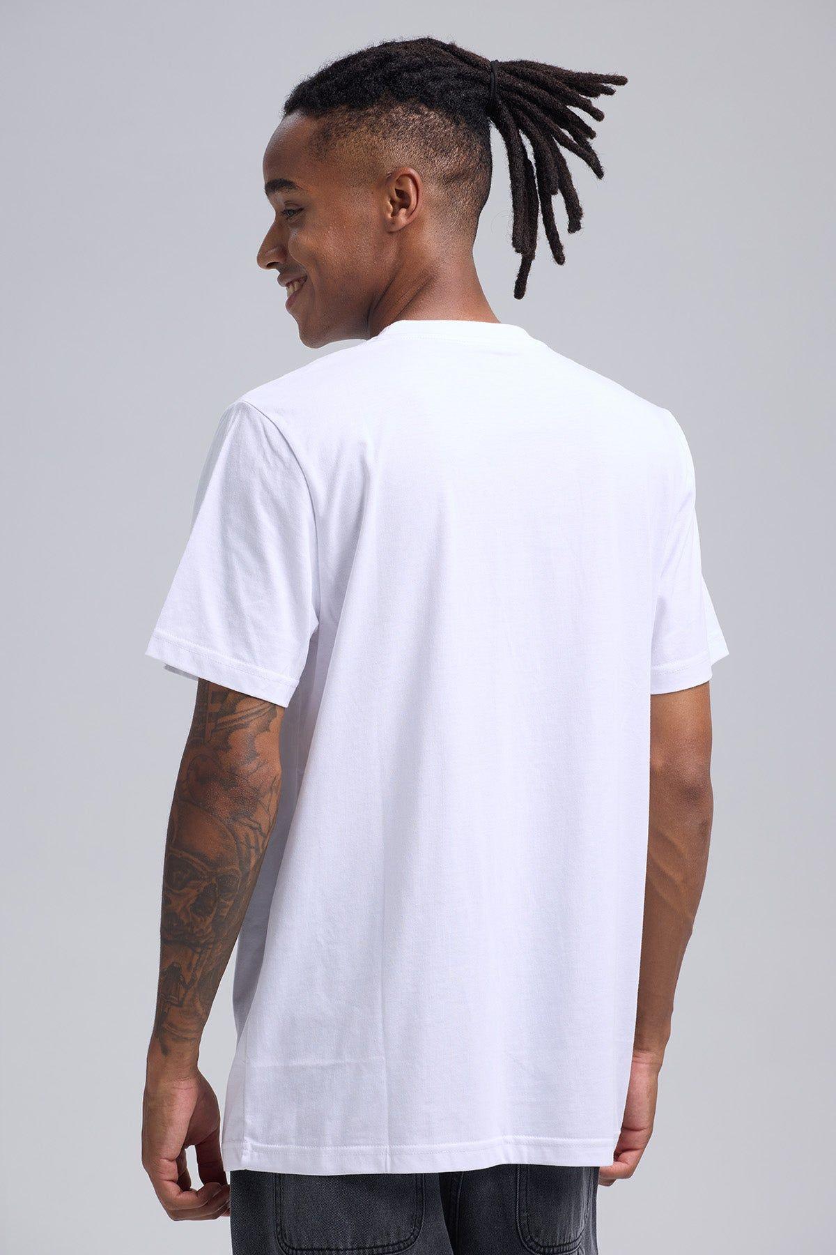 Polera Hombre Estampado Blanco II-2