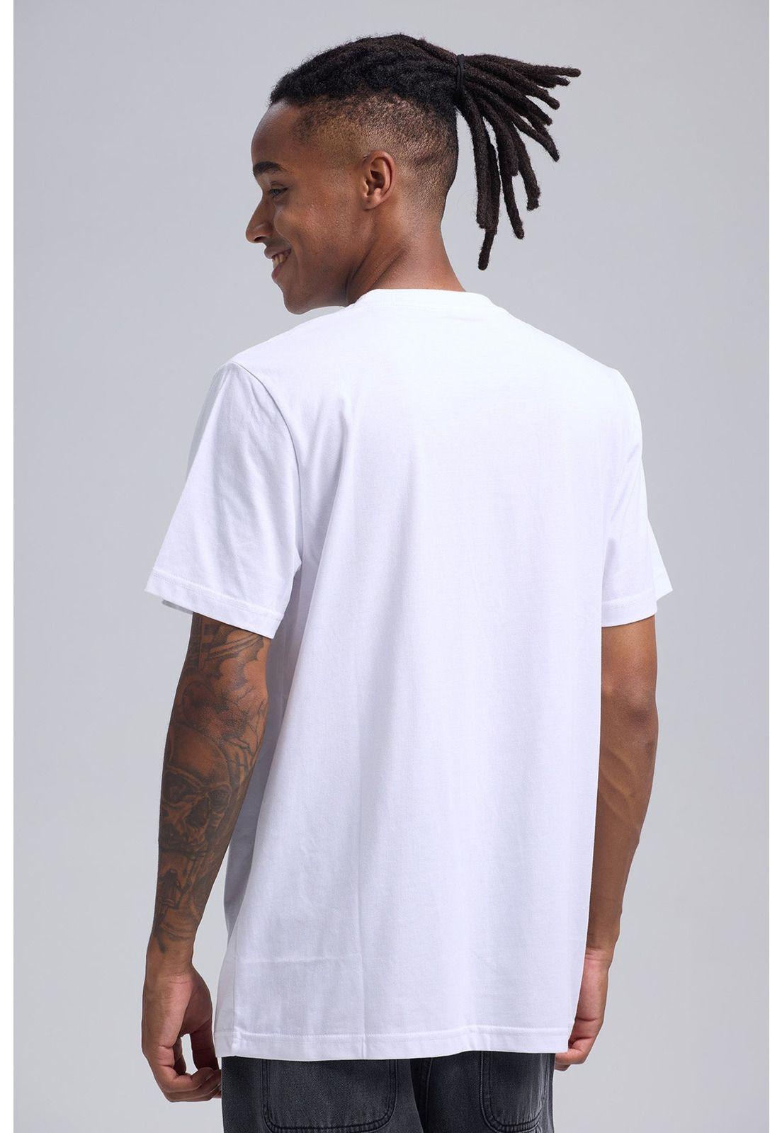 Polera Hombre Estampado Blanco - ll-2