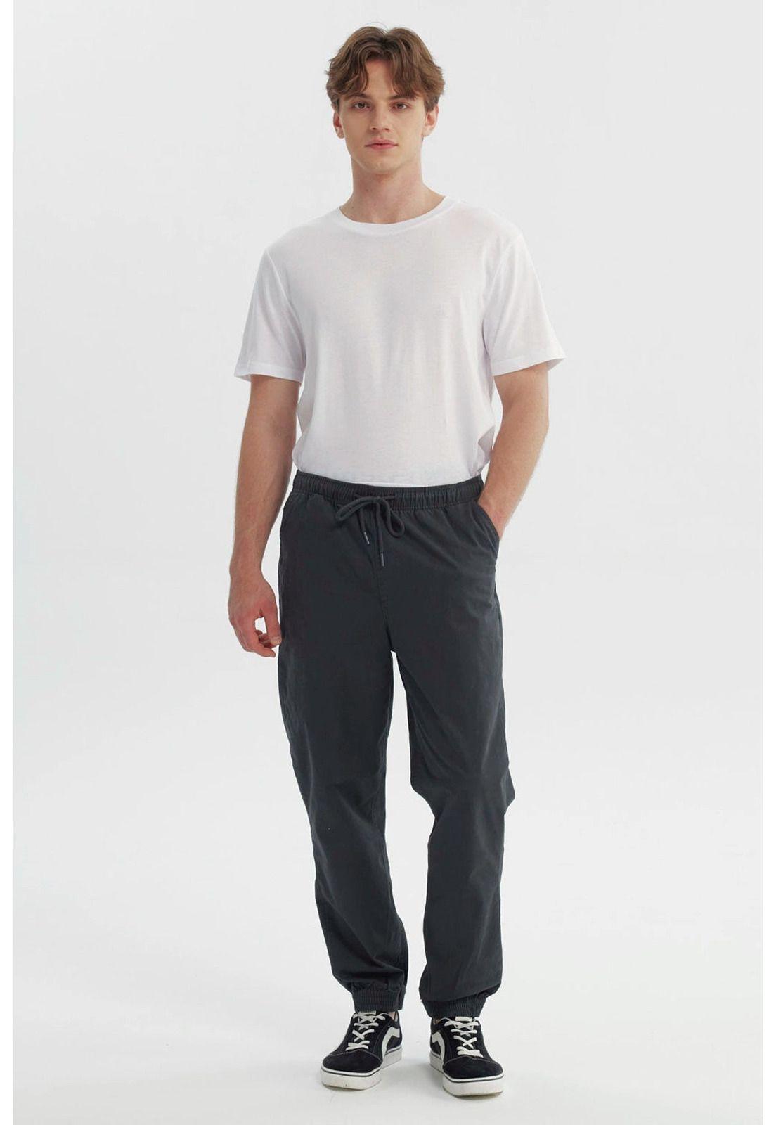 Pantalón Hombre Pitillo Marengo-3