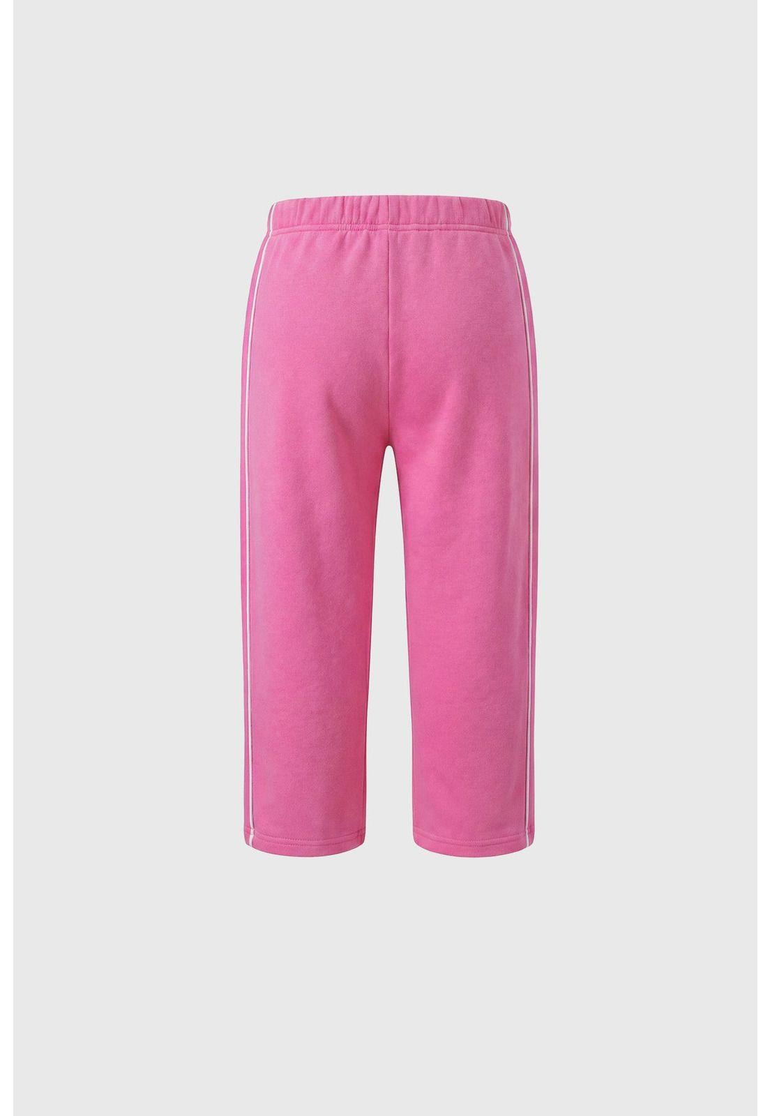 Pantalón Buzo Niña Stitch Fucsia-1