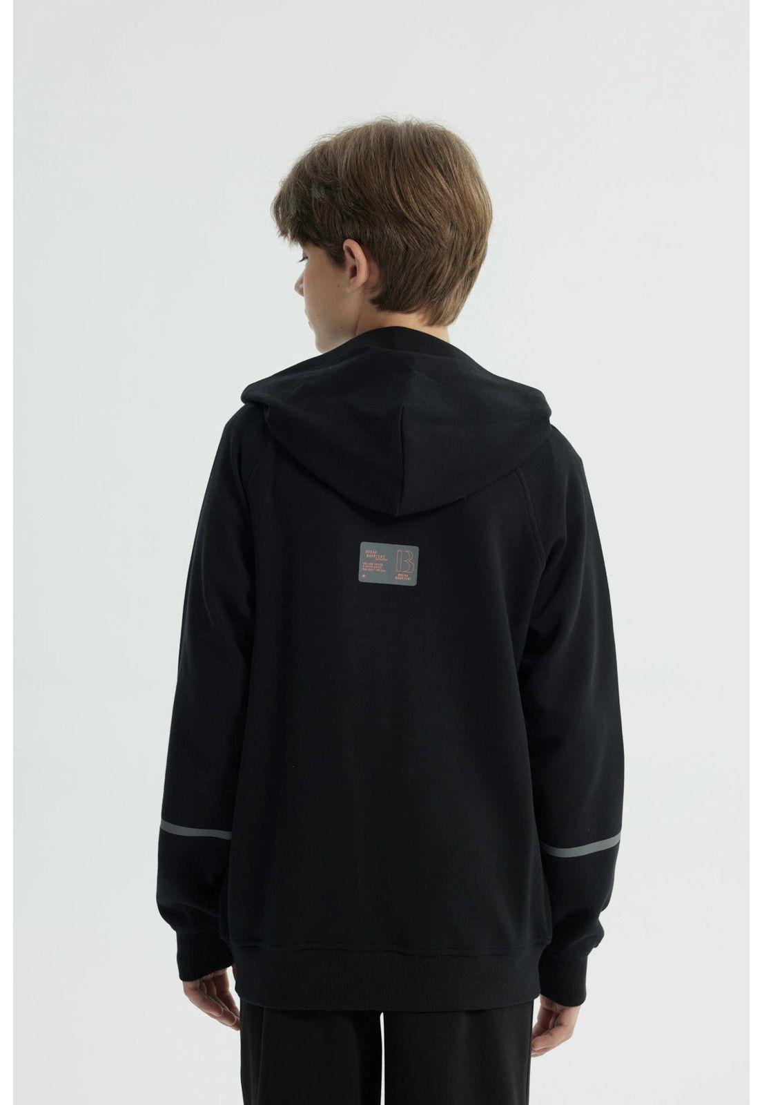 Polerón Niño Regular Negro - ll-2