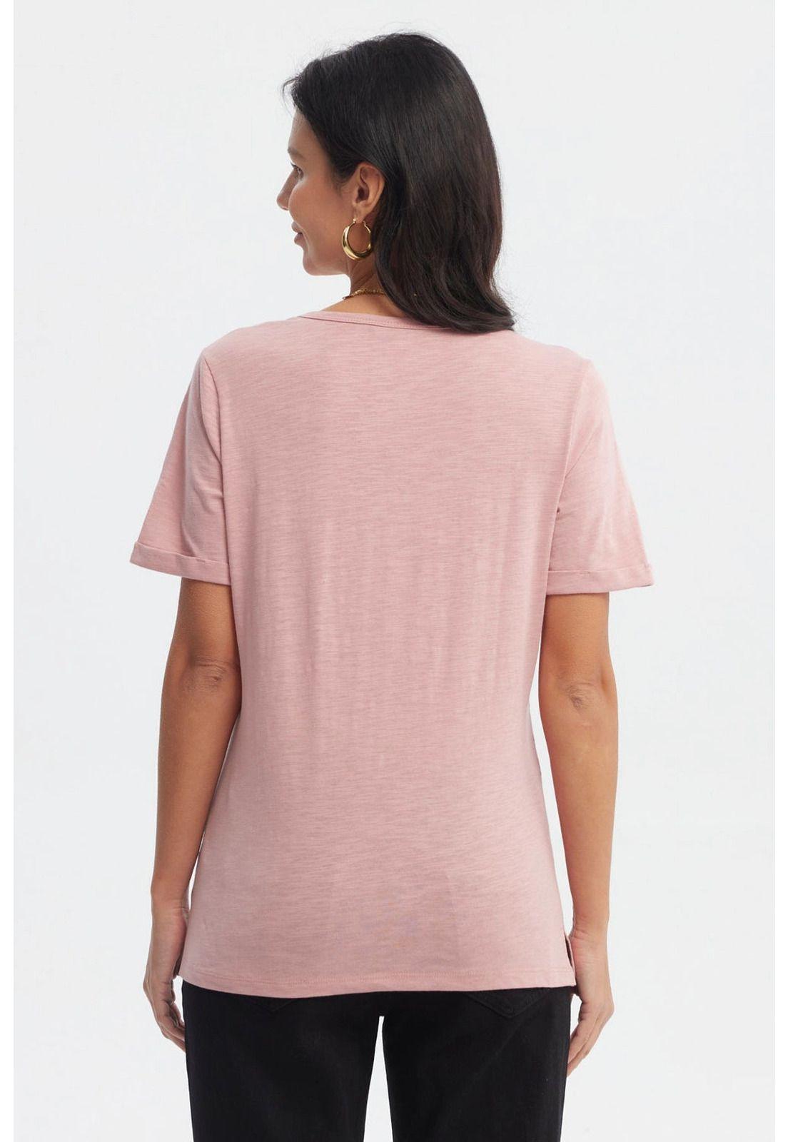 Polera Mujer Print Palo Rosa- ll-2