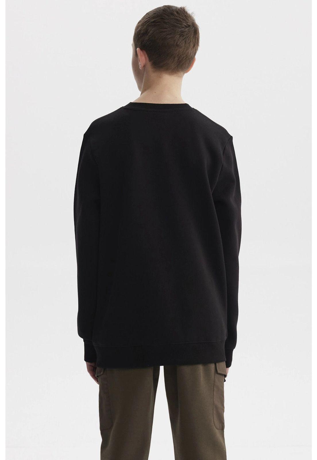 Polerón Niño Básico Teen Negro - ll-2