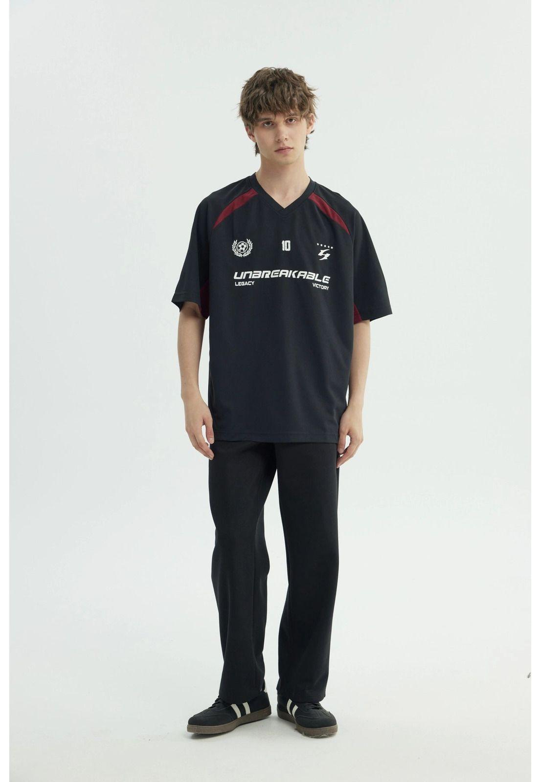Polera Hombre Oversize Negro - ll-3