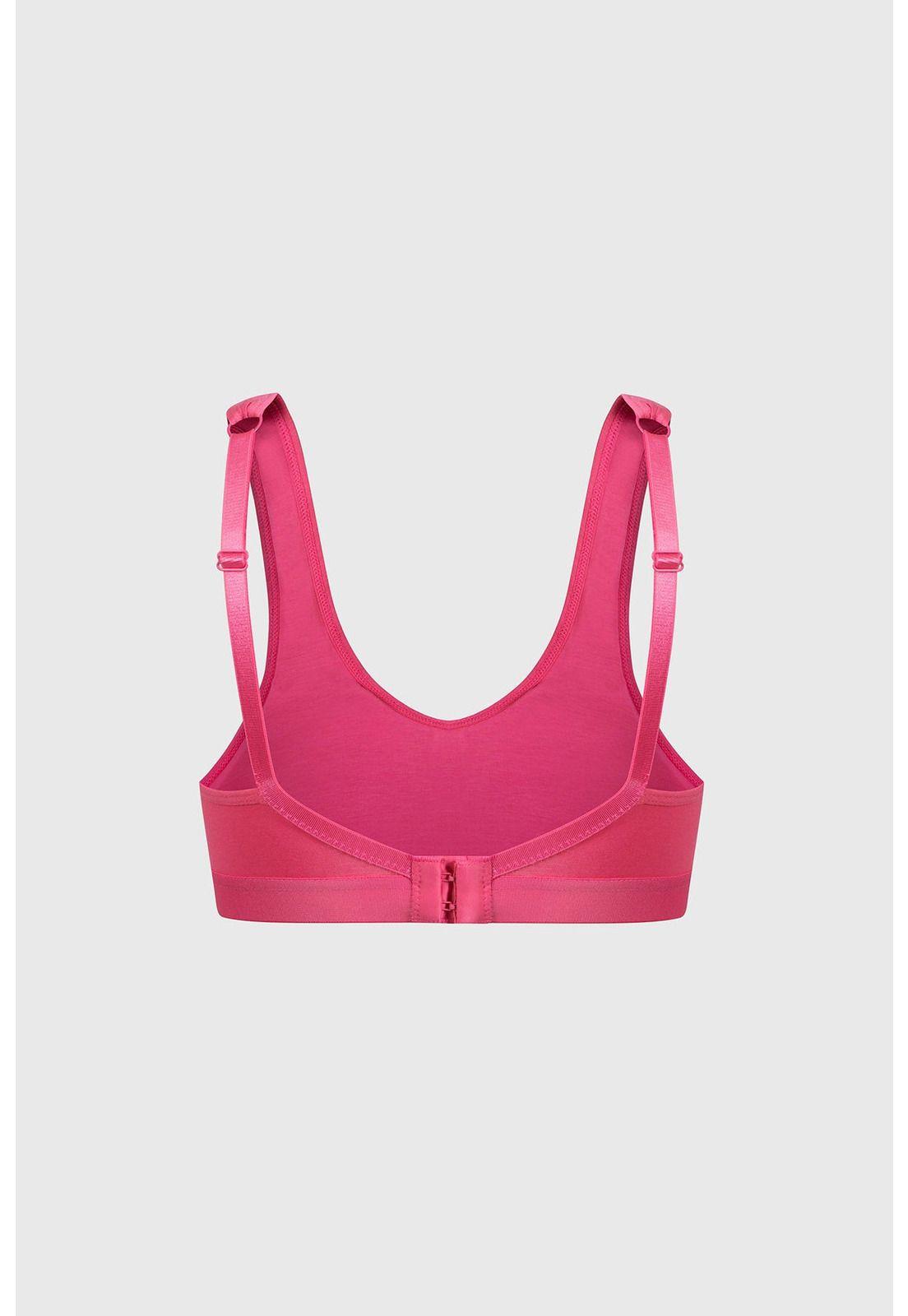Sostén Mujer Peto Algodón Fucsia-1
