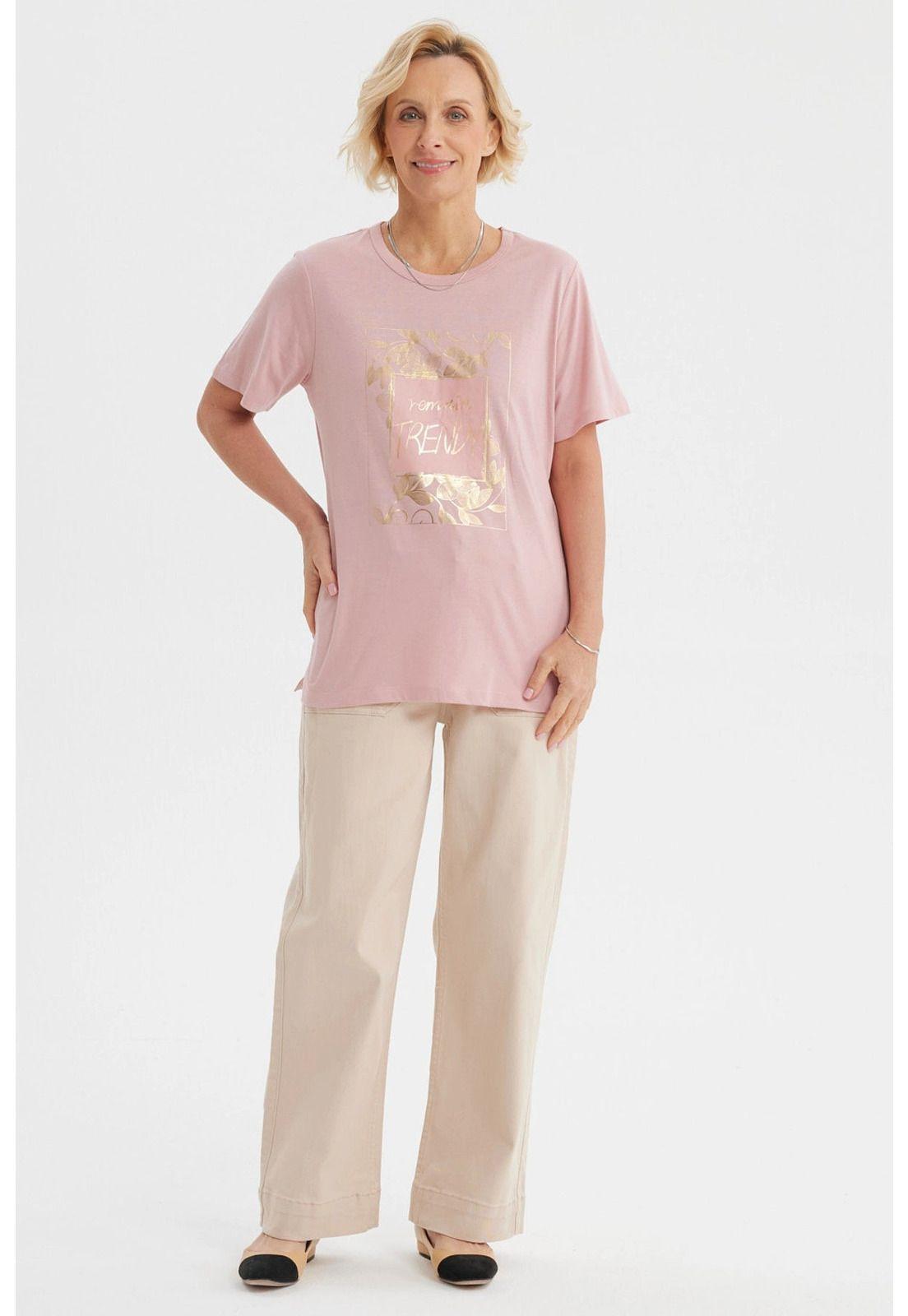 Polera Mujer Print Posicional Palo Rosa- ll-3