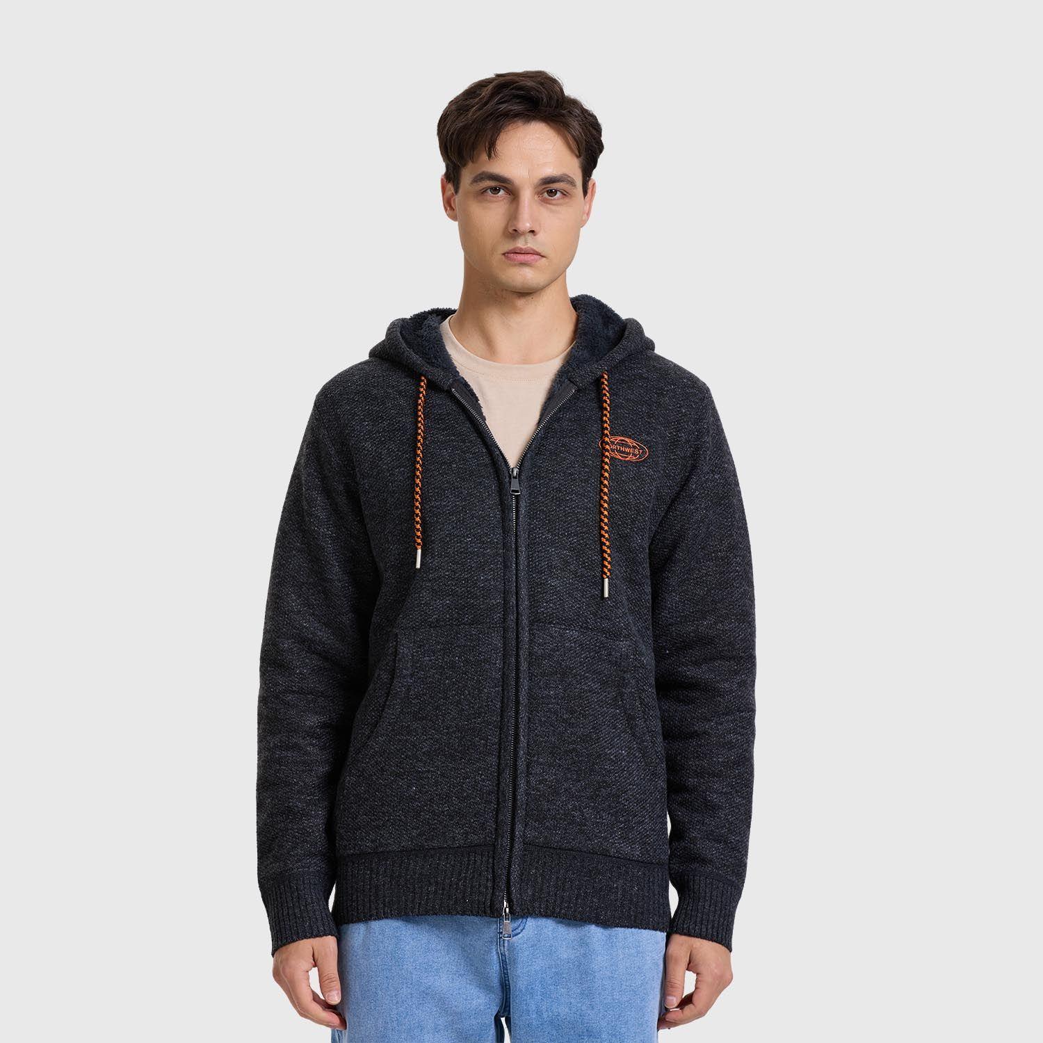 Sweater Hombre Full Zipper Negro-1
