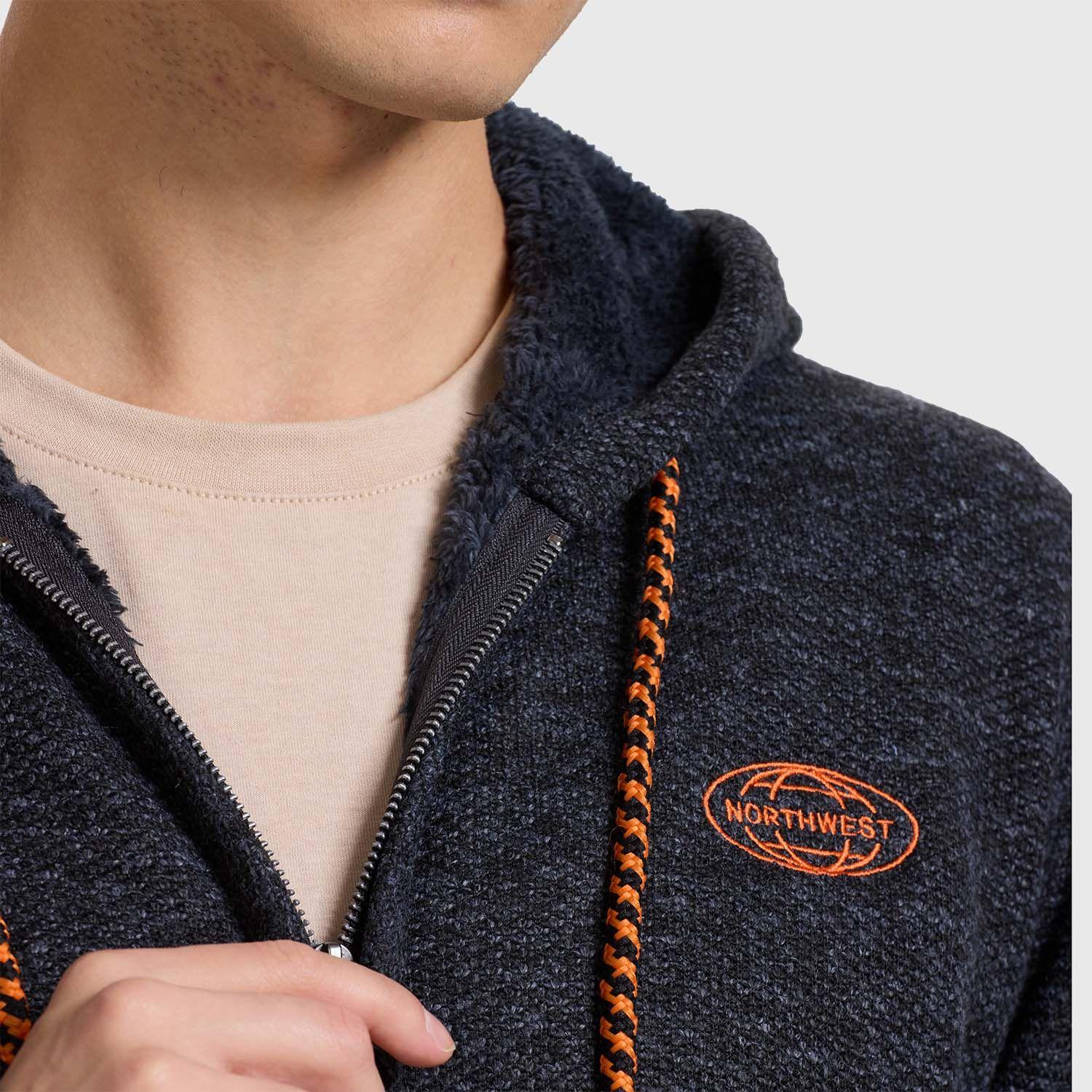 Sweater Hombre Full Zipper Negro-3