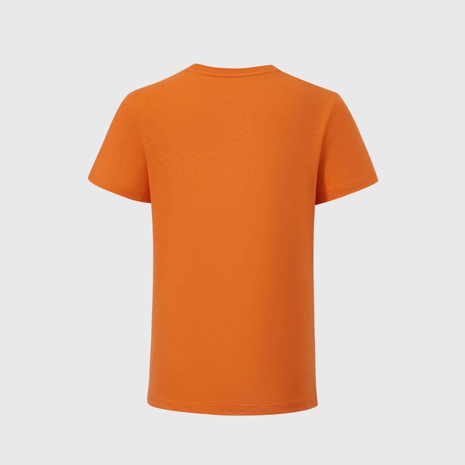 Polera Niño Básico Naranjo Fashion's Park-1