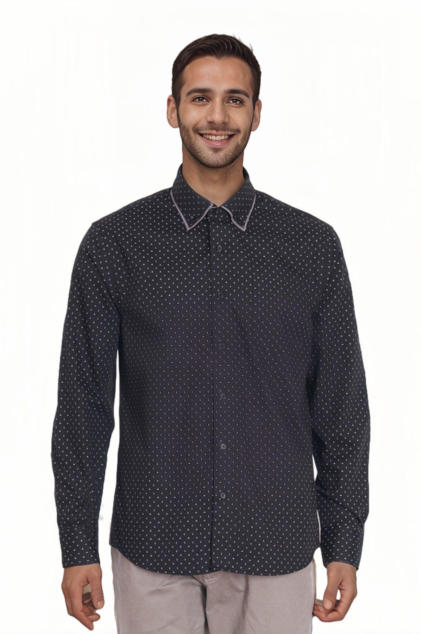 Camisa Hombre Print Negro-0