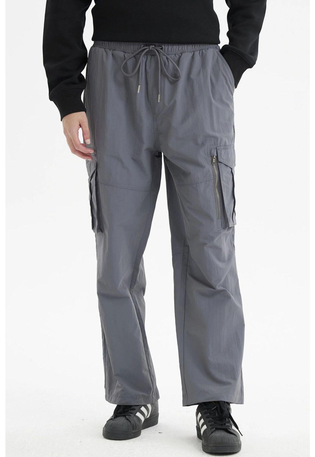 Pantalón Hombre Cargo Parachute Marengo-0