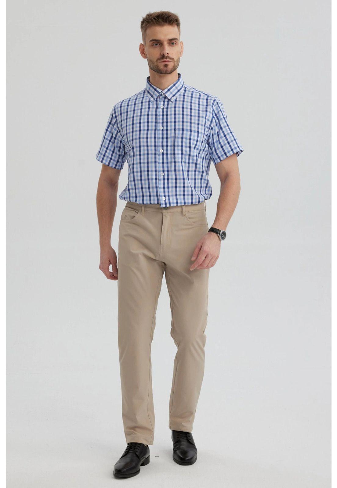 Camisa Hombre Rapport Regalo Azulino - ll-3