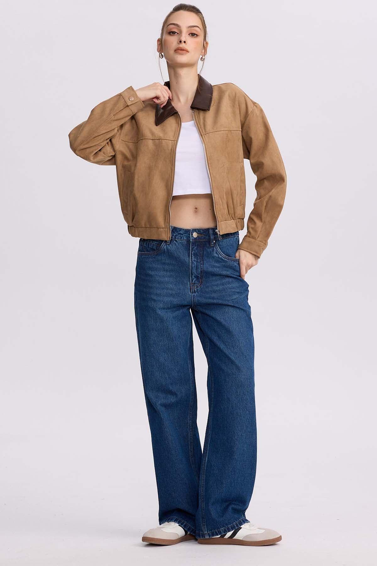 Chaqueta Mujer Antelina Camel-3