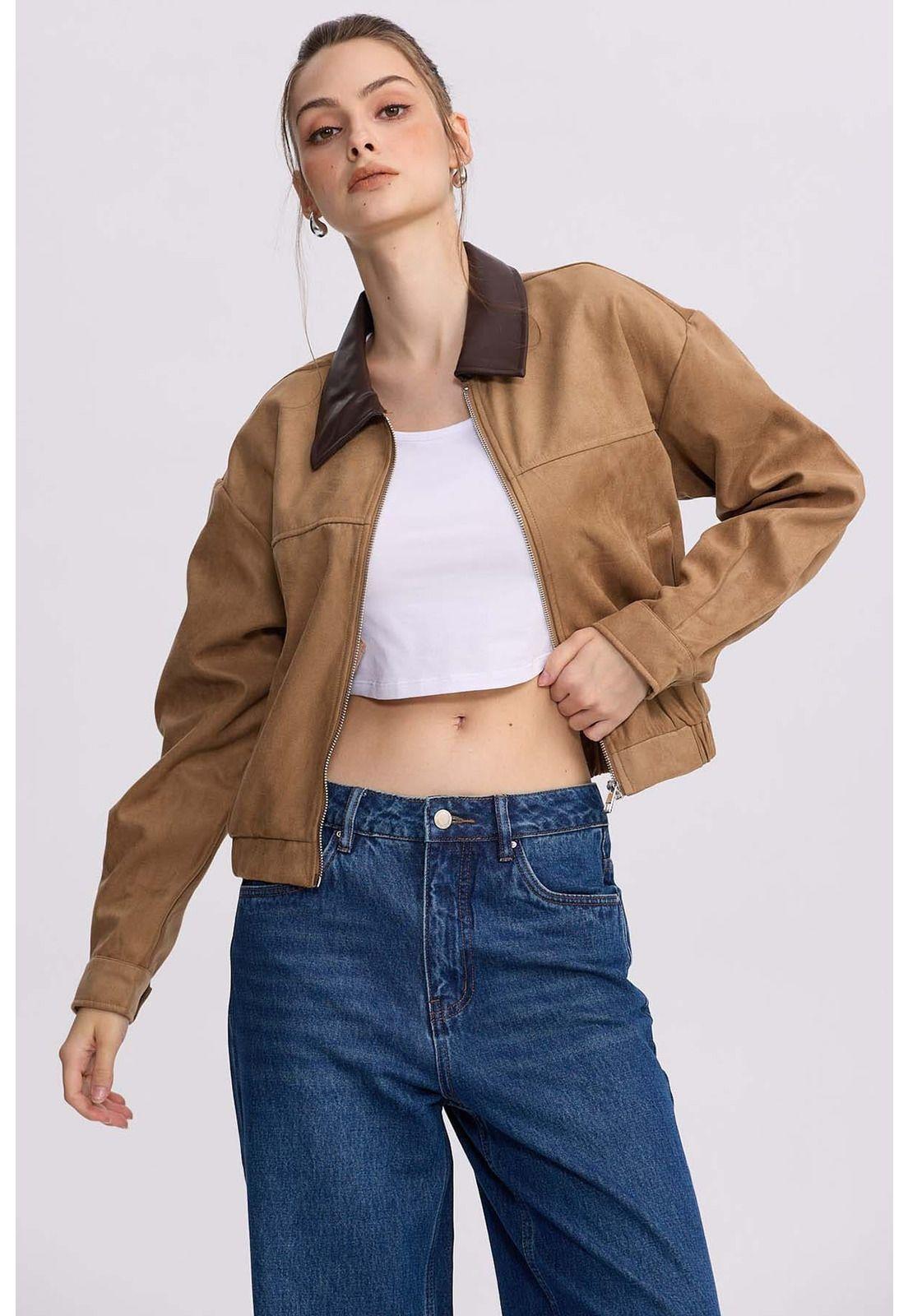 Chaqueta Mujer Antelina Camel-3