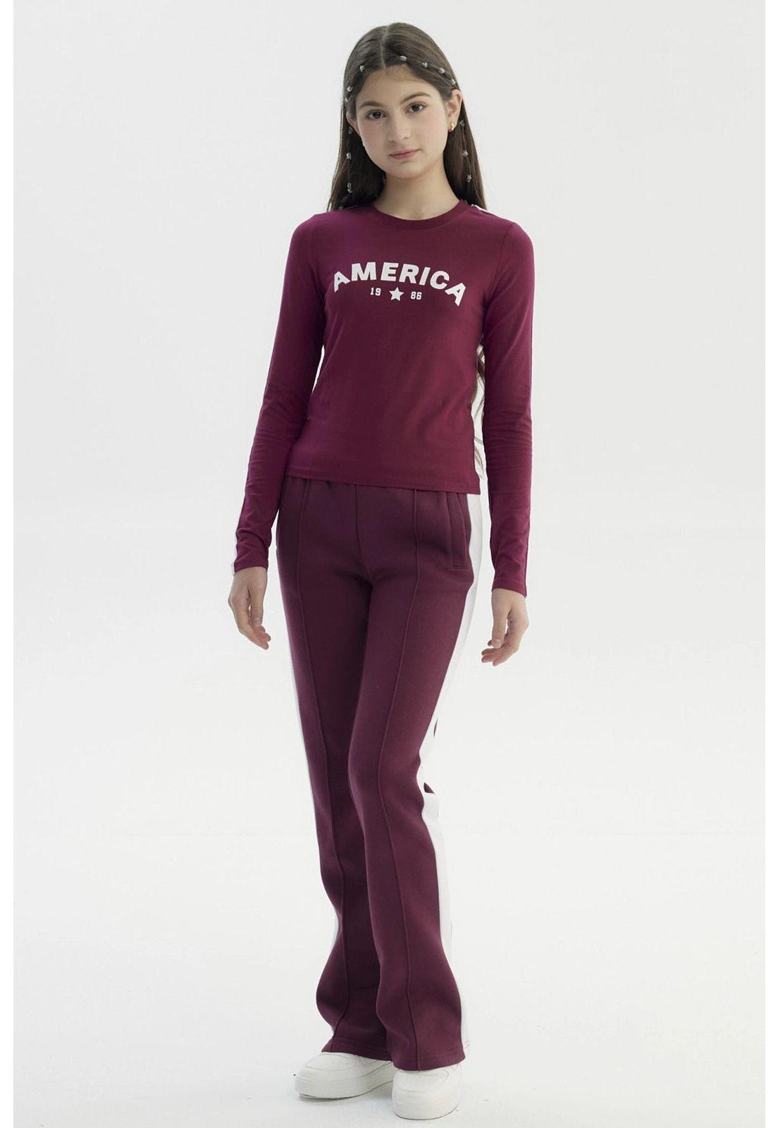 Polera Niña Slim Rojo - lll-3