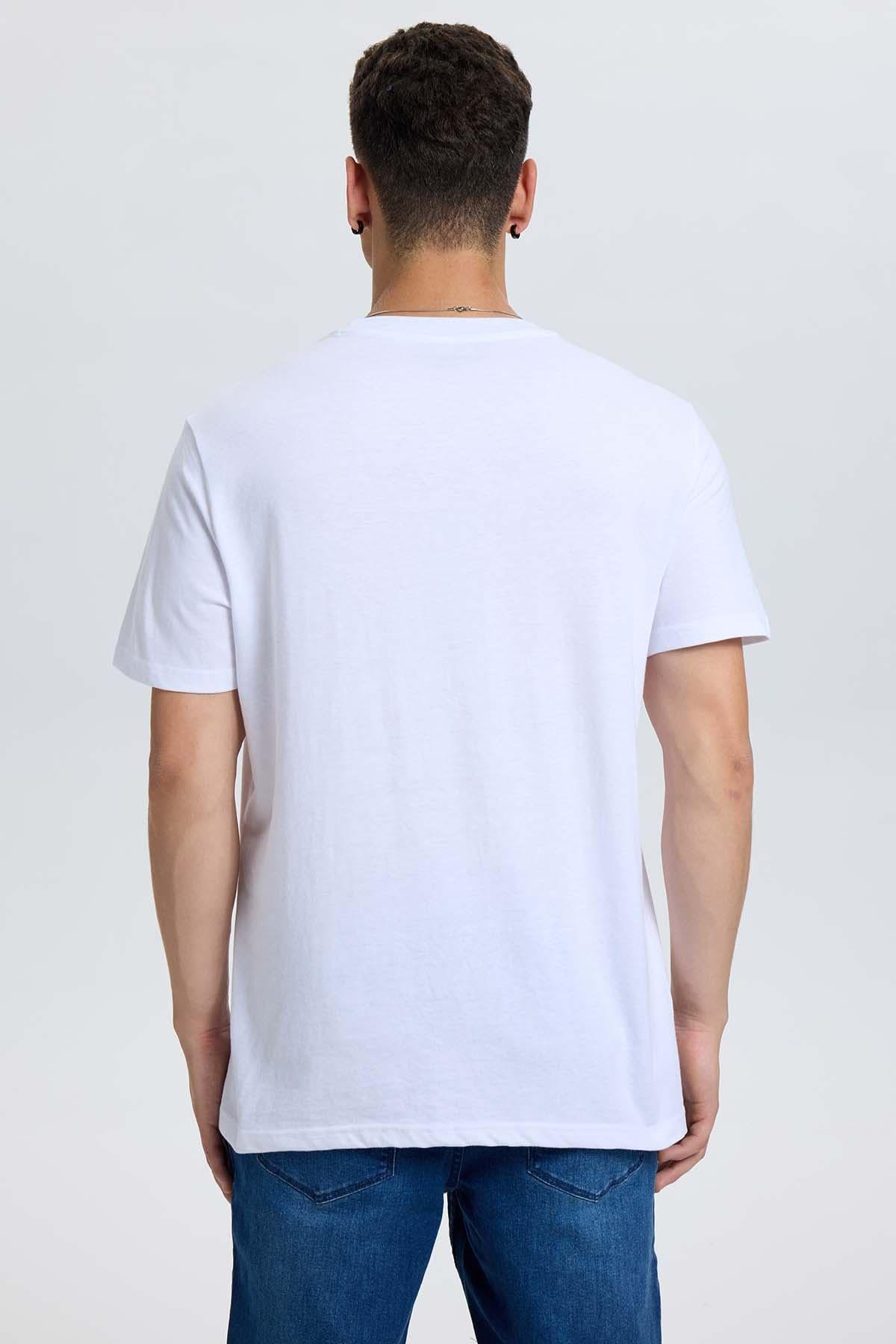 Polera Hombre Long Fit Básica Blanco-2