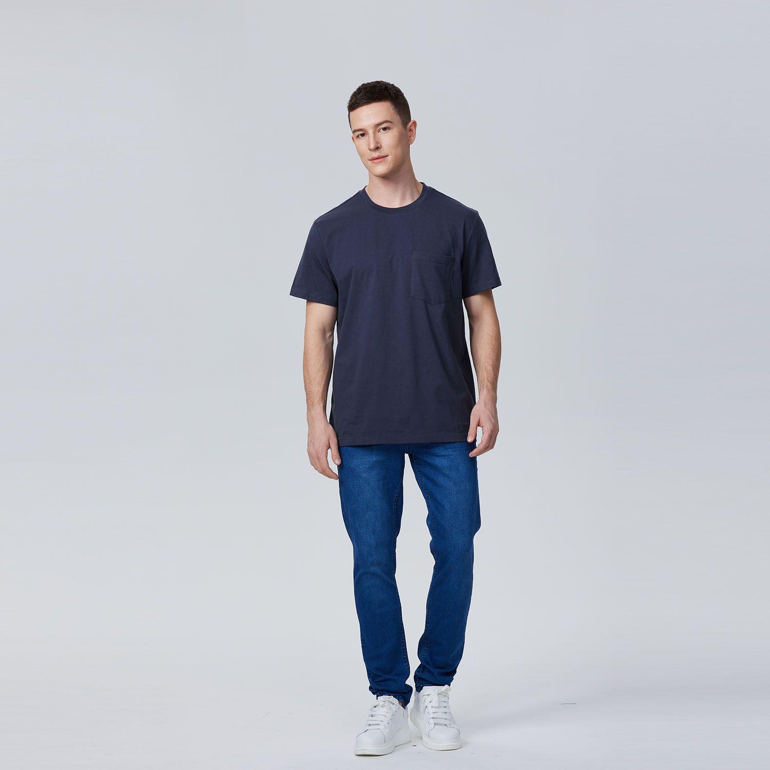 Jeans Skinny 101 Azul Oscuro Hombre-0