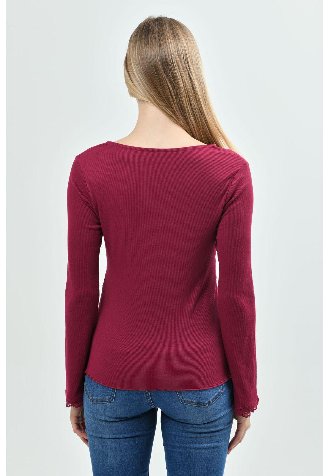 Polera Mujer Ajustado Fucsia - ll-2