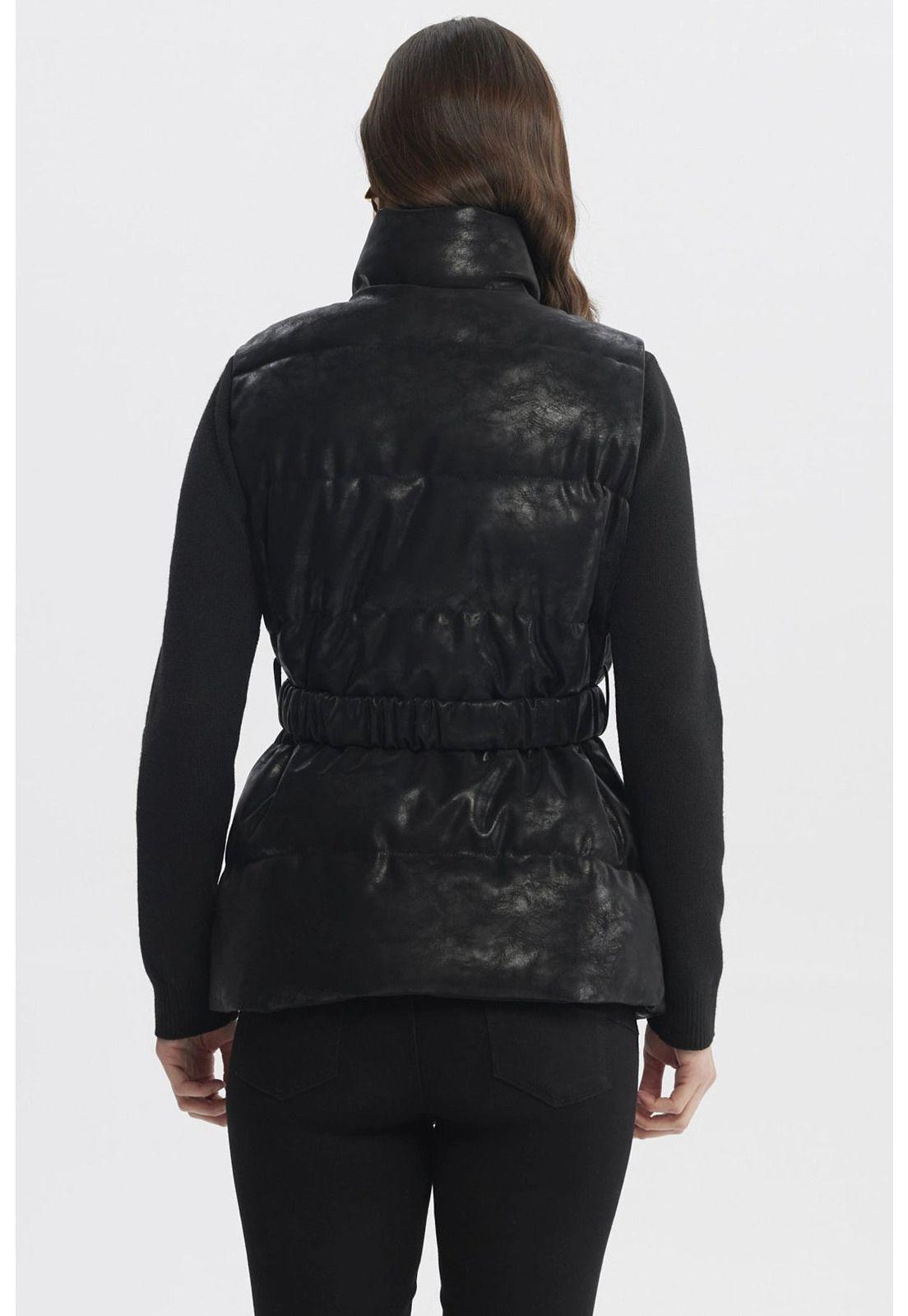 Parka Mujer Slim Negro - ll-2