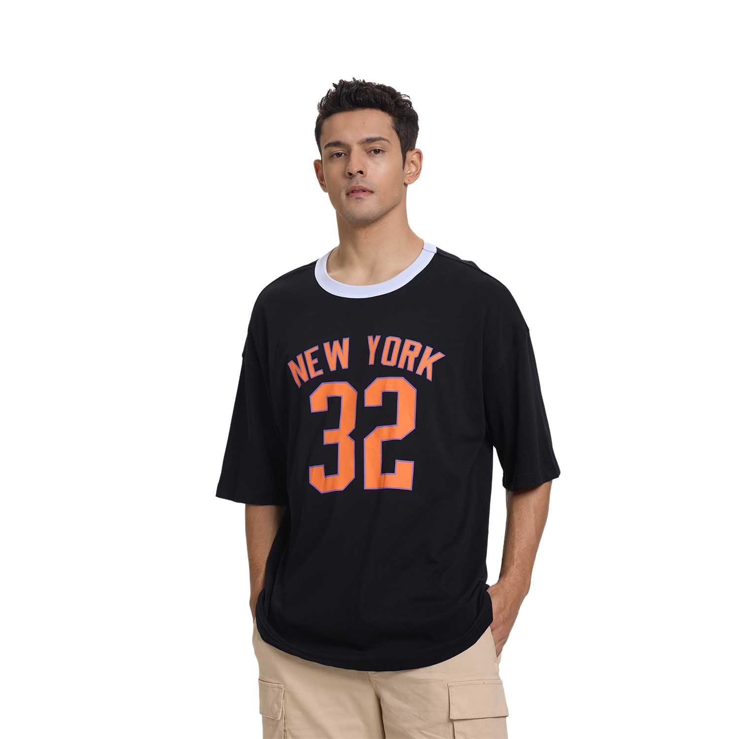 Polera Hombre College Negro Iv Fashion's Park-0