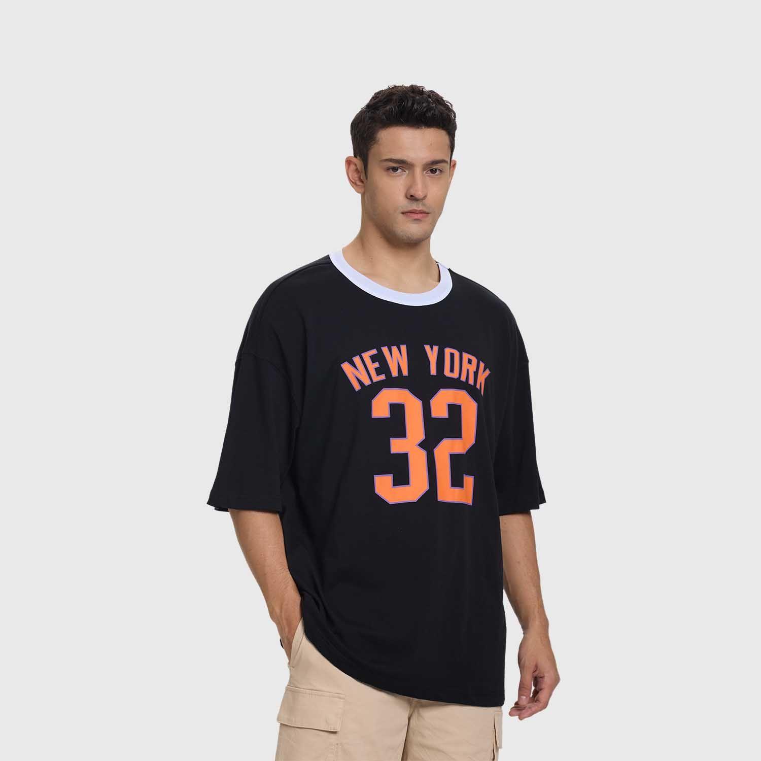 Polera Hombre College Negro Iv Fashion's Park-1