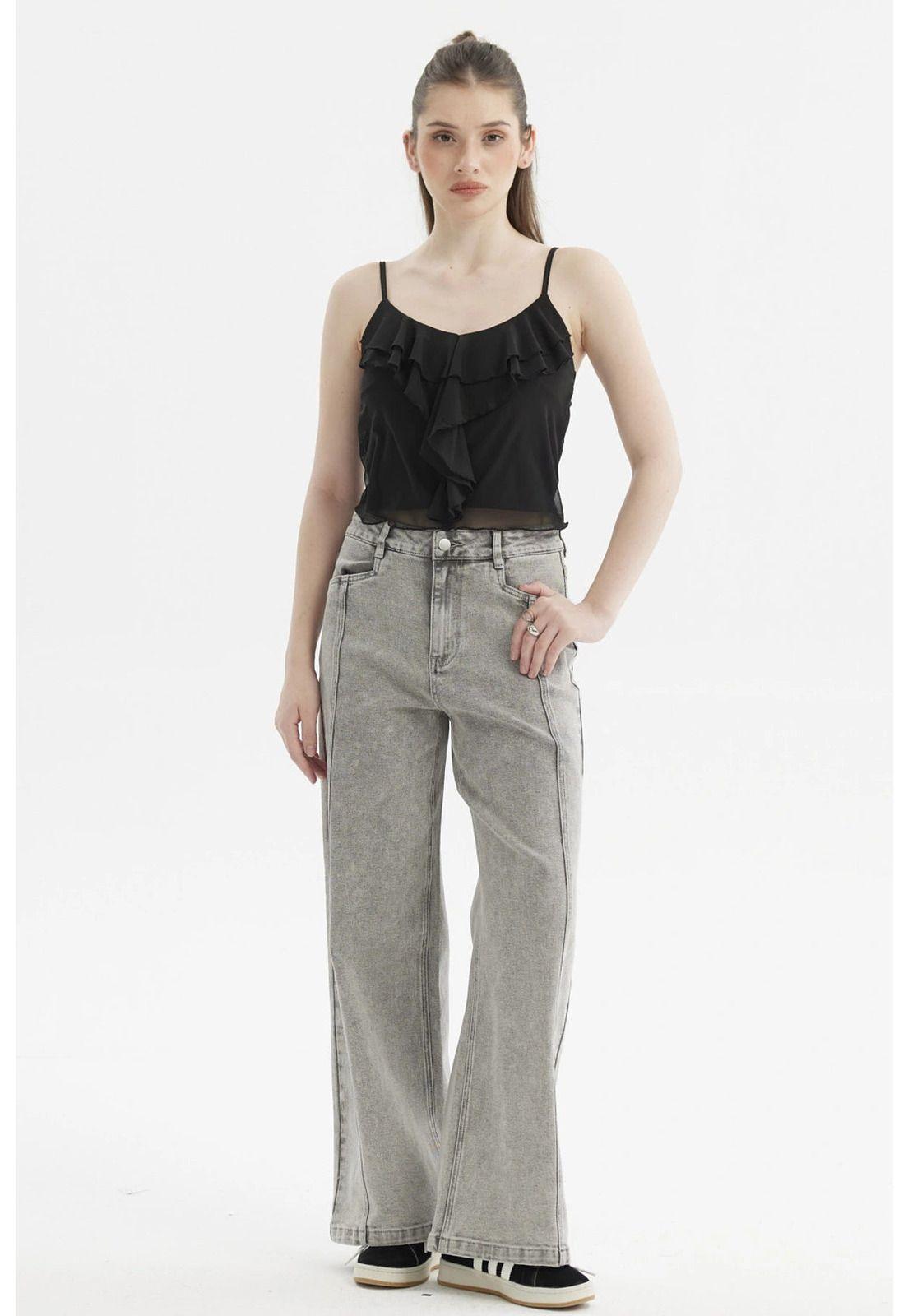 Peto Mujer Boho Vuelo Negro-3