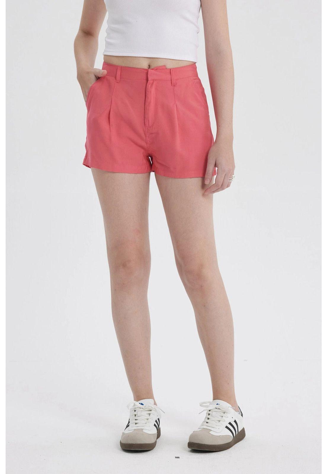 Short Mujer Sastrero Rosado-0