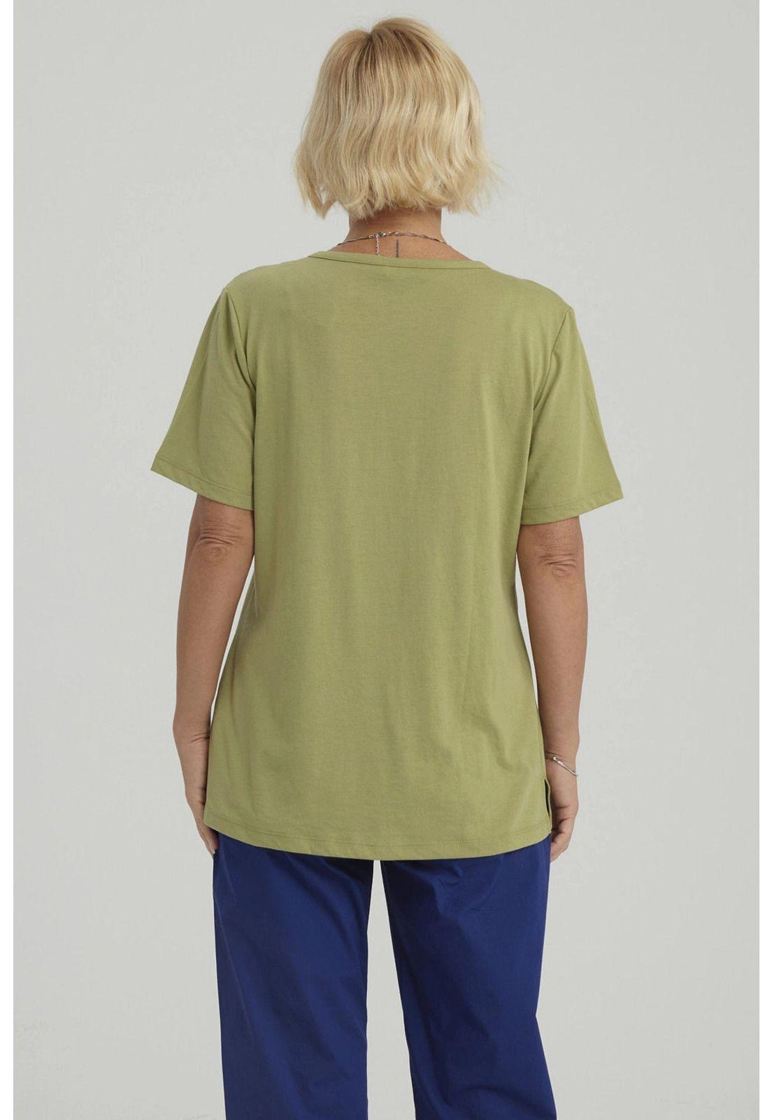 Polera Mujer Detalle Hombro Verde Claro-2