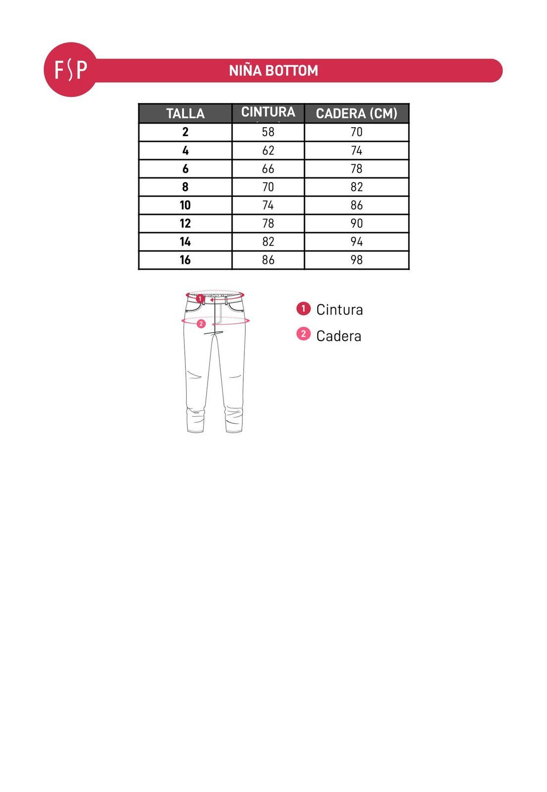 Pantalón Niña Cargo Beige-2