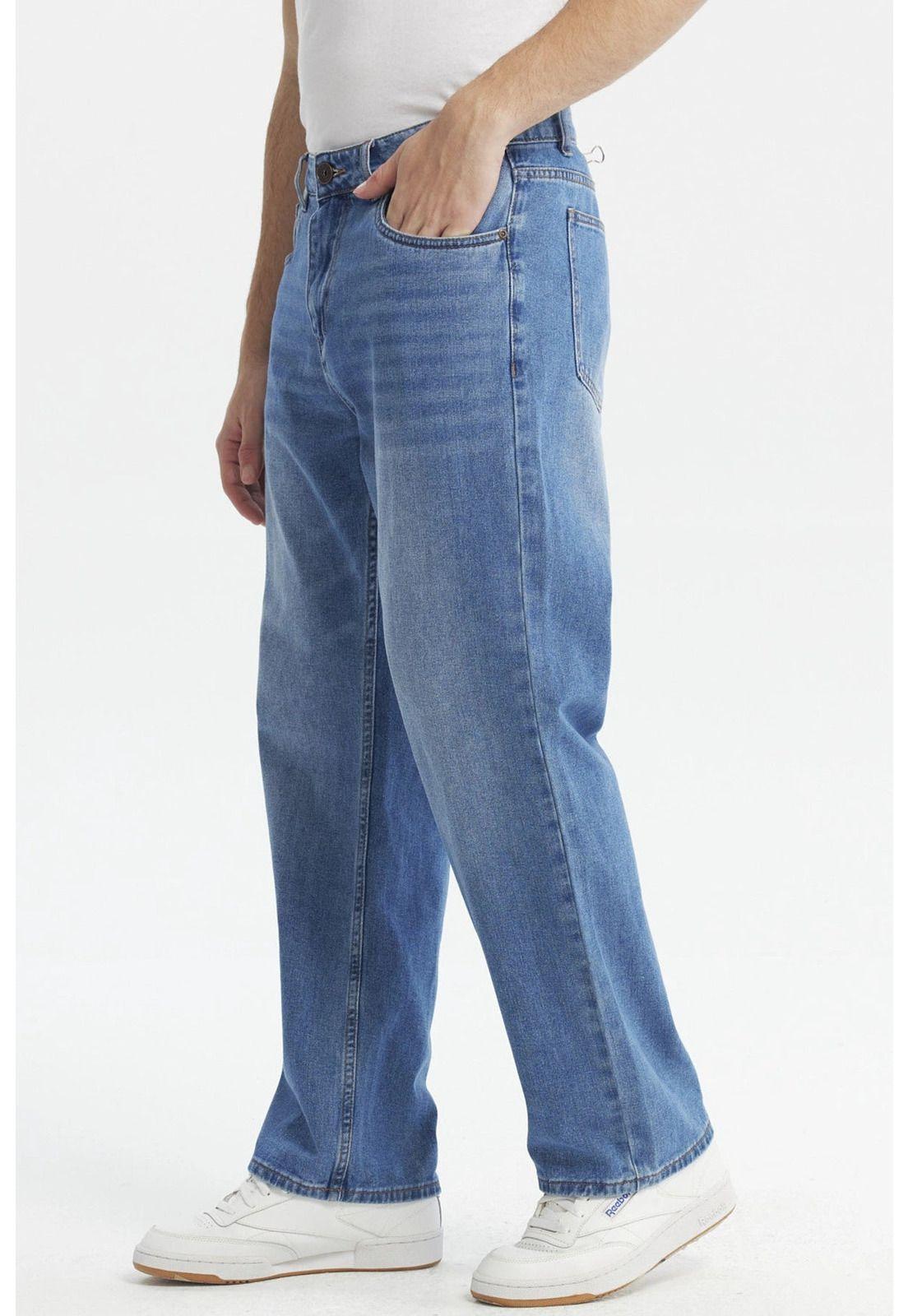 Jeans Hombre 643 Calce Recto Azul-1