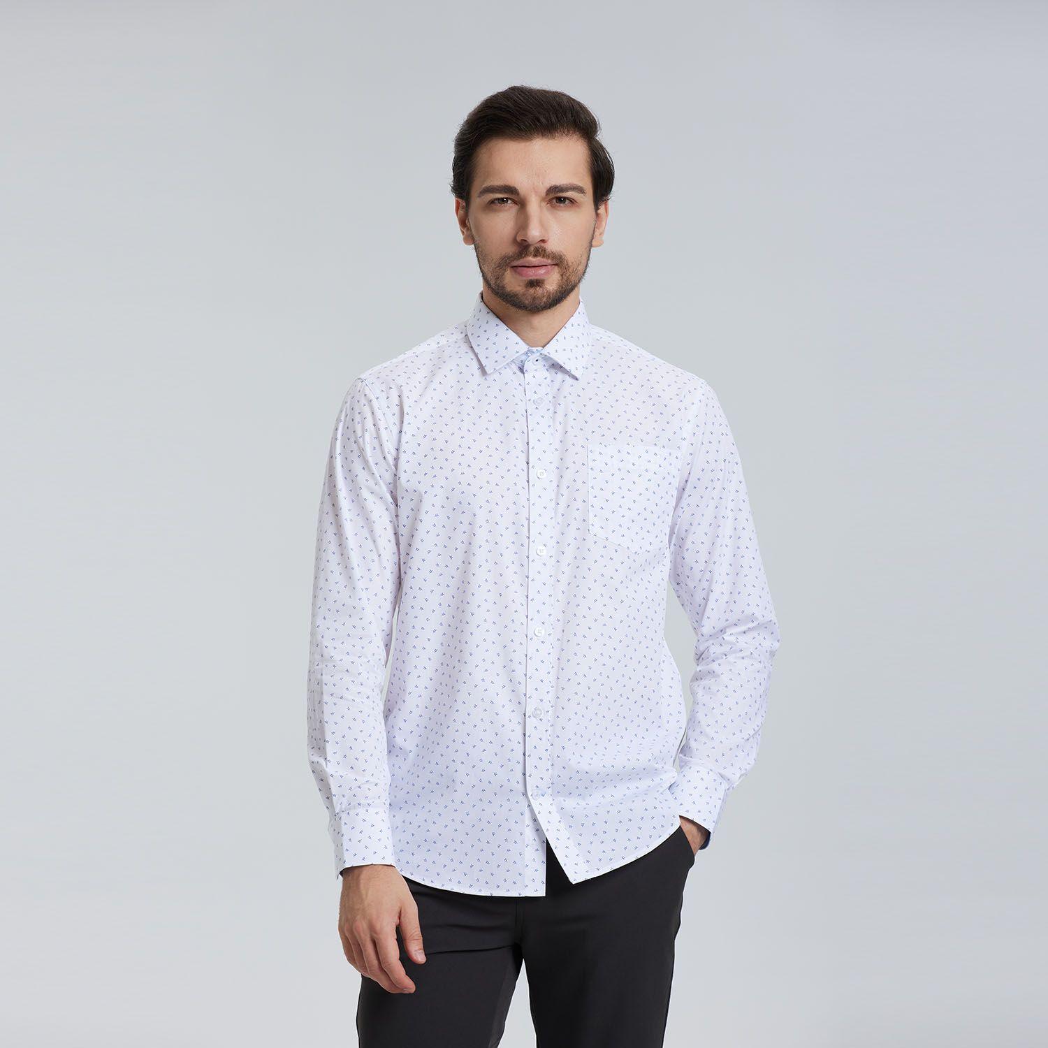 Camisa Premium Azul Hombre-0