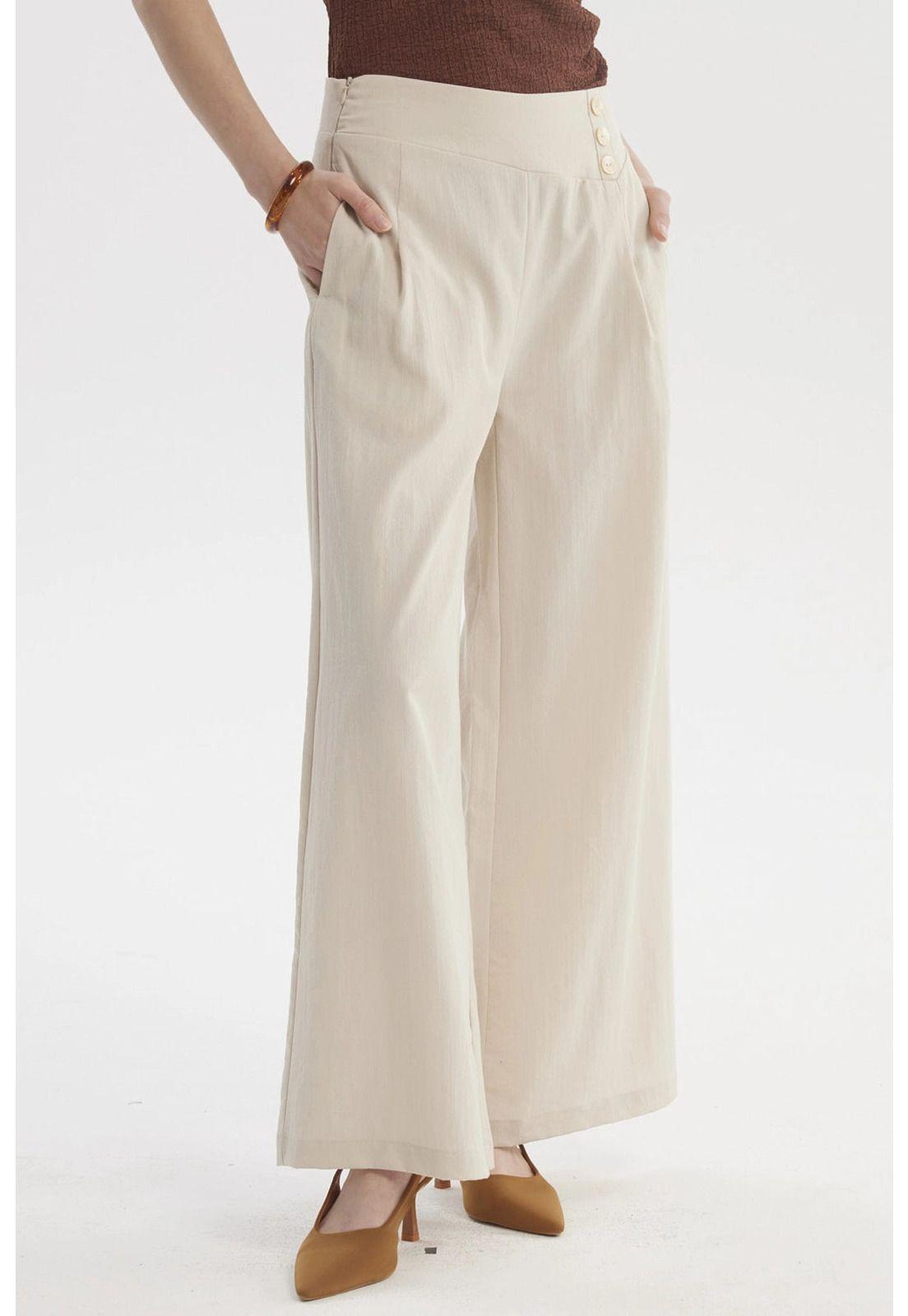 Pantalón Mujer Wide Leg Arena-0