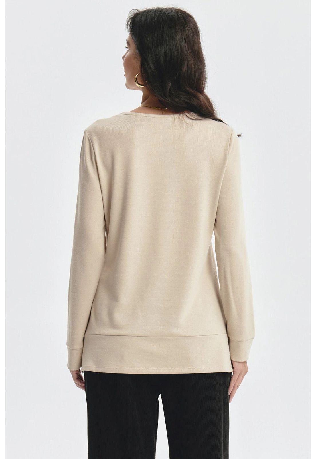 Polera Mujer Camman Detalle Beige-2