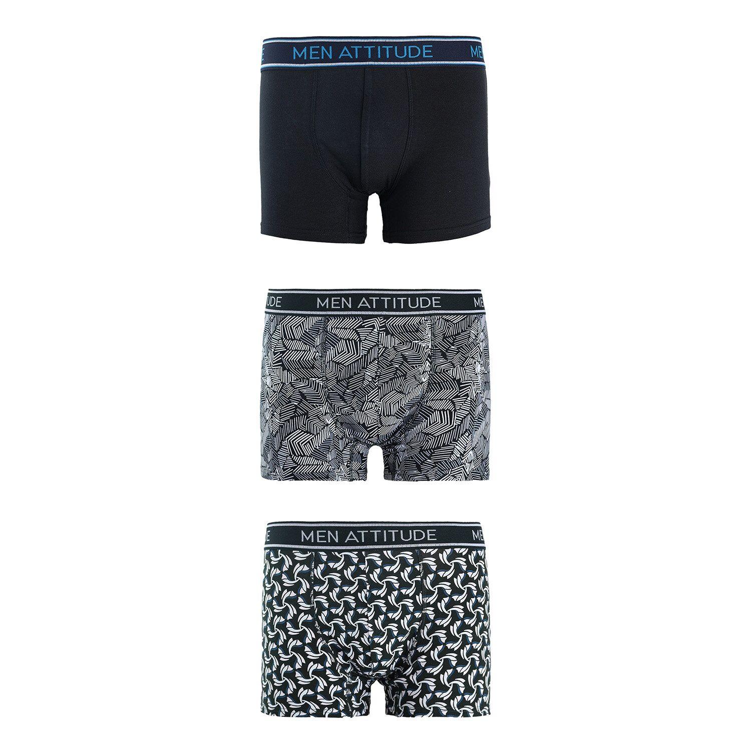 Boxer Hombre Tripack Rapport Gris I-0