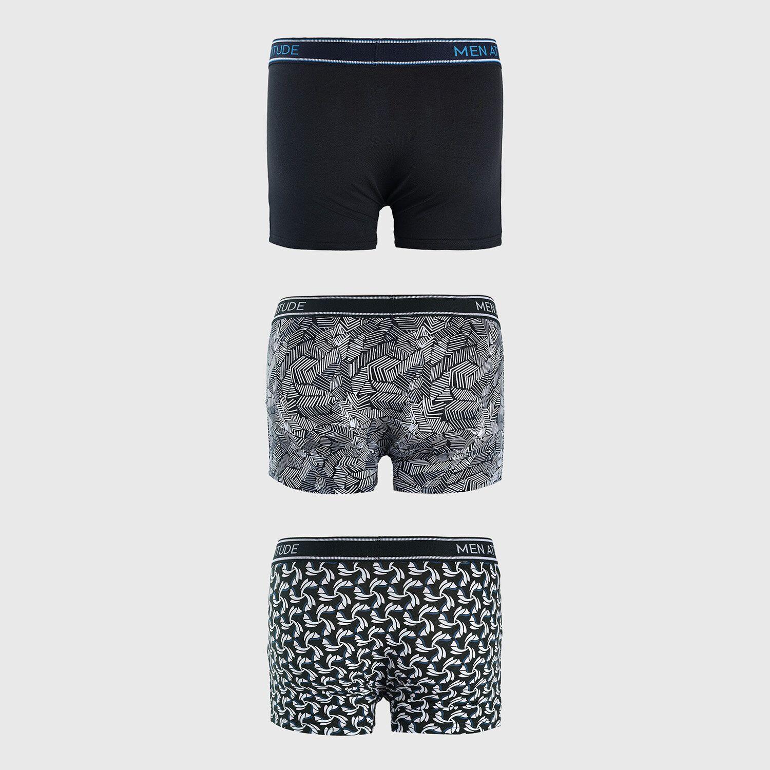 Boxer Hombre Tripack Rapport Gris I-1