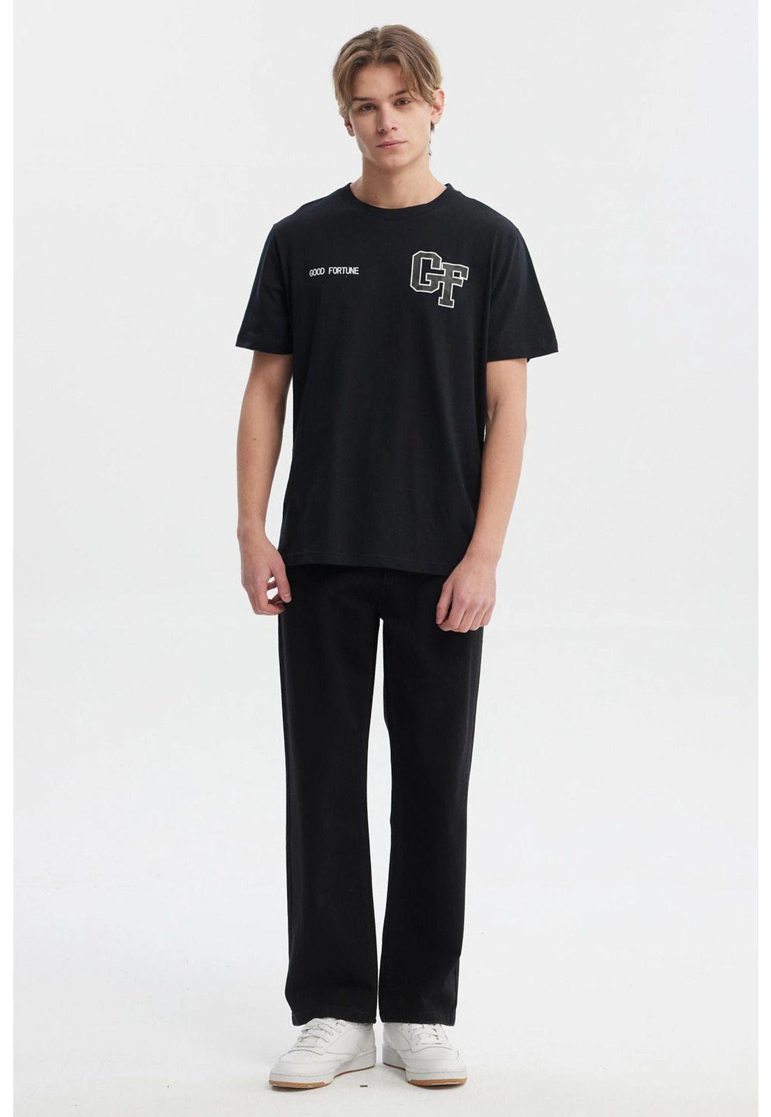 Polera Hombre Slim Negro - ll-3