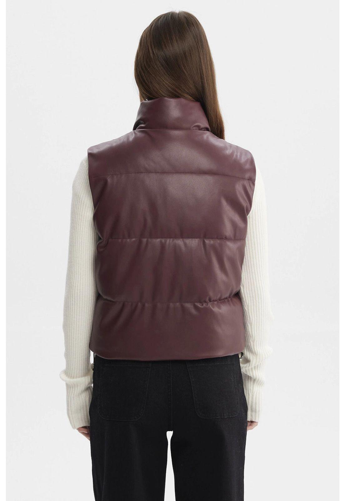 Parka Mujer Slim Rojo-2