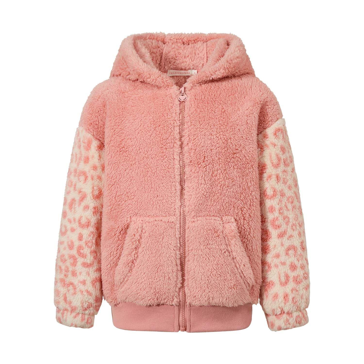 Polar Niña Peludo Con Print Manga Rosado-0