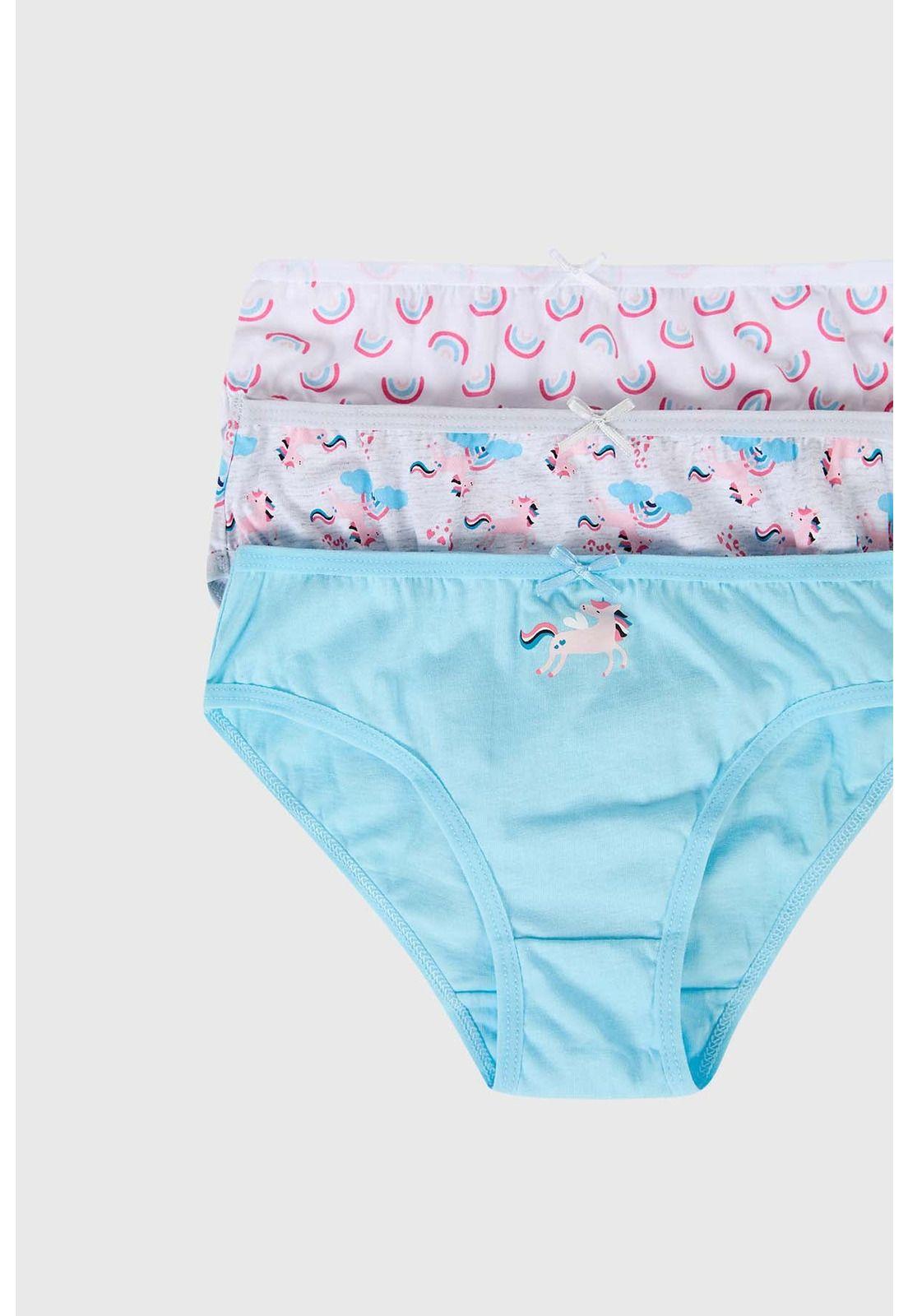 Calzón Niña Tripack Print Menta-1