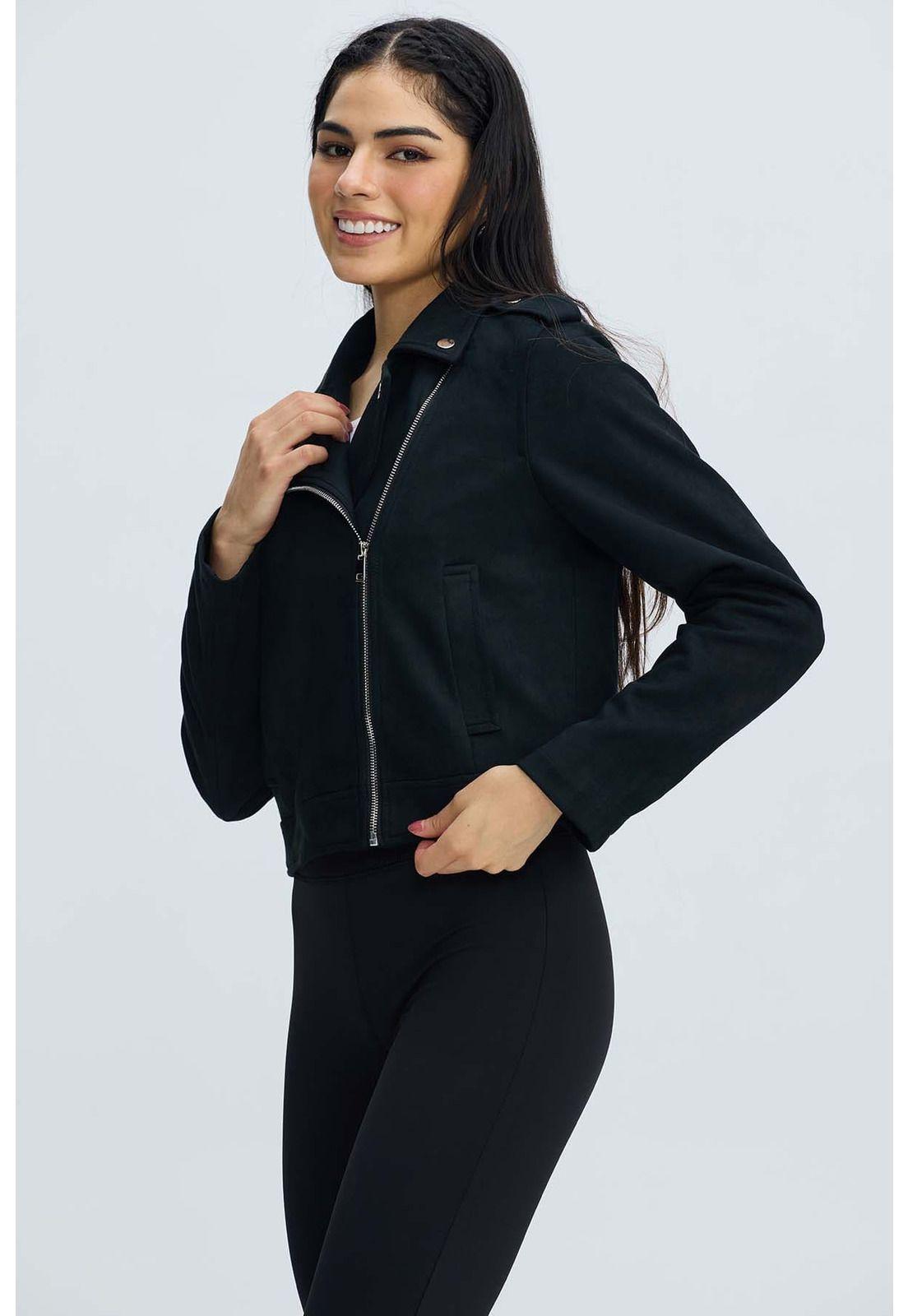 Chaqueta Mujer Biker Negro - lll-1